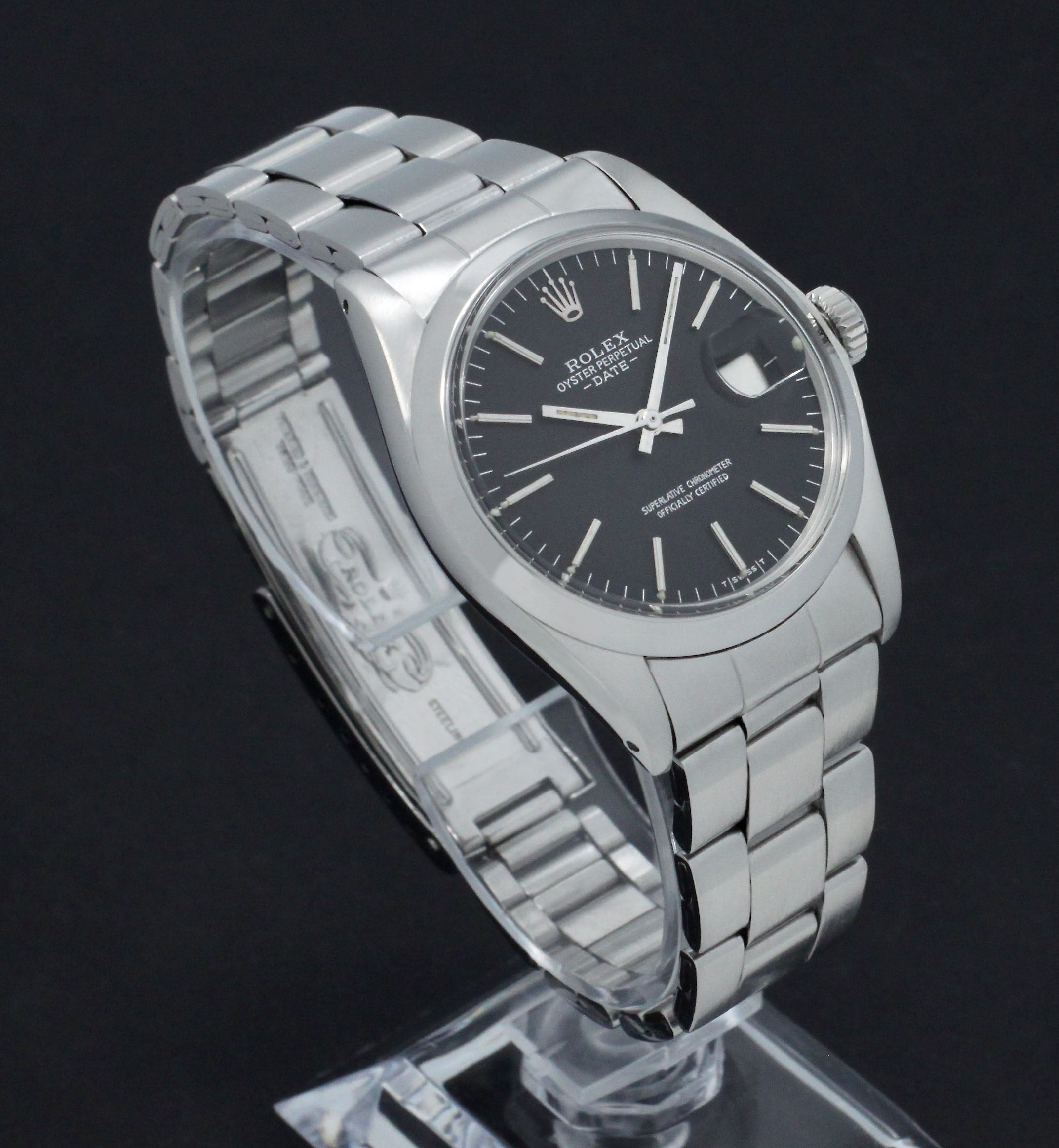 Rolex Oyster Perpetual Date 1500 - 1974 - Rolex horloge - Rolex kopen - Rolex heren horloge - Trophies Watches