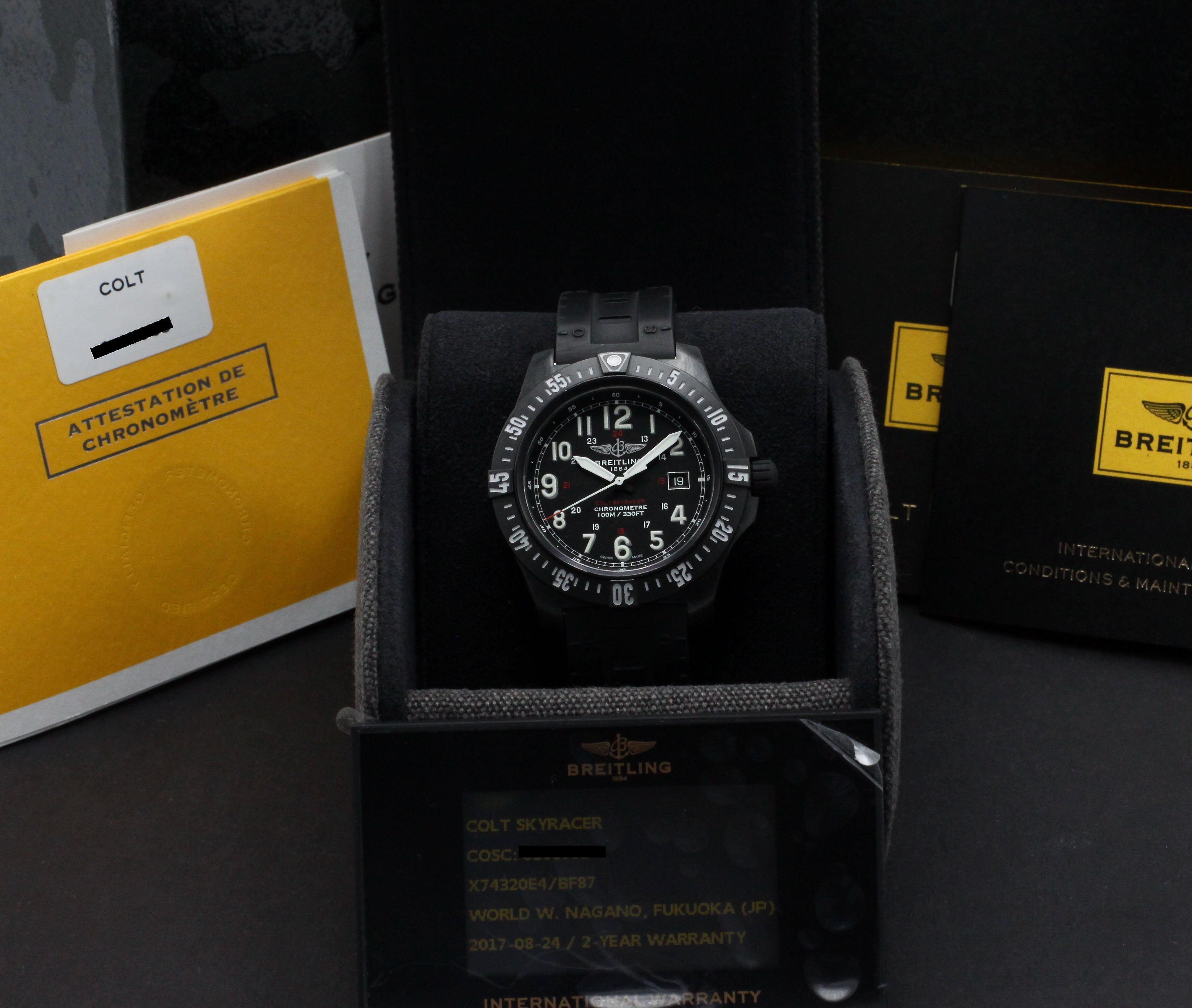 Breitling Colt Skyracer X74320E4/BF8 - 2017 - Breitling horloge - Breitling kopen - Breitling heren horloge - Trophies Watches