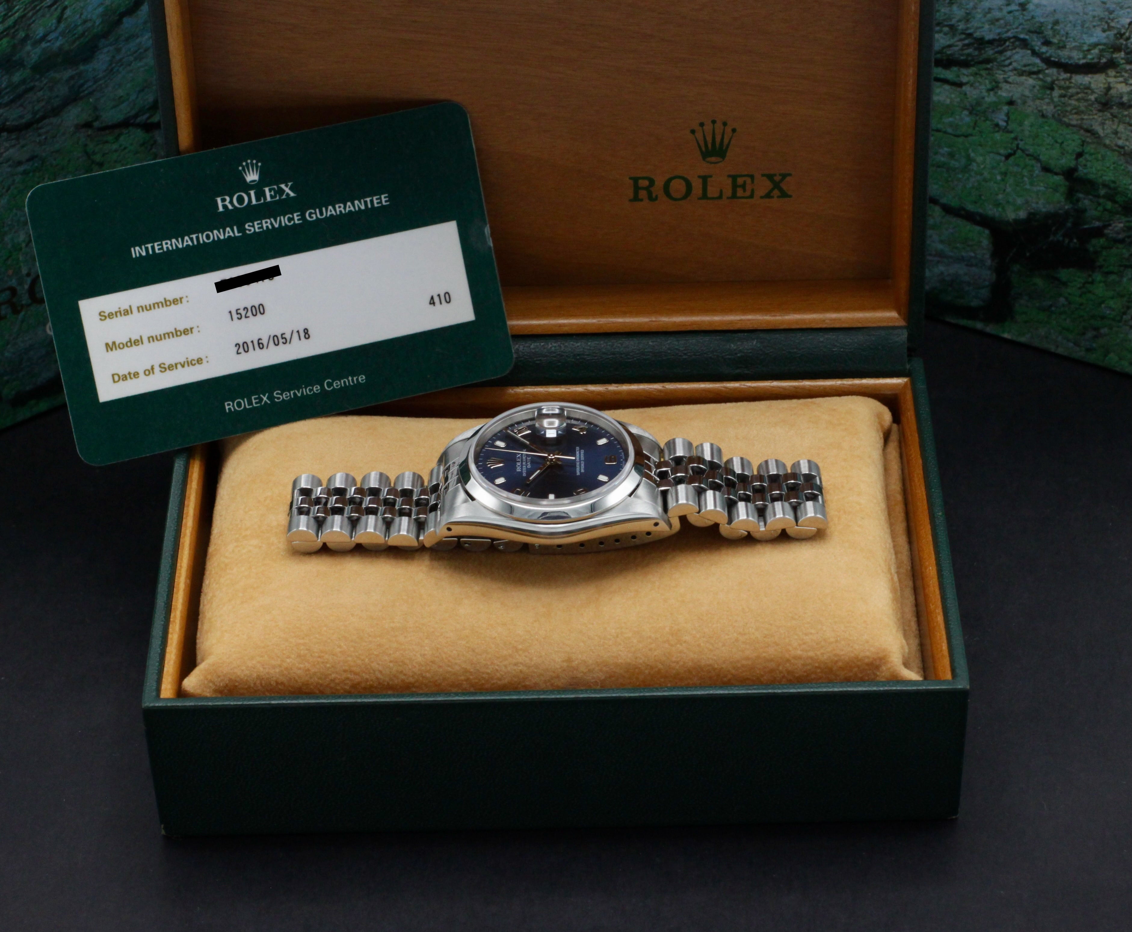 Rolex Oyster Perpetual Date 15200 - 1990 - Rolex horloge - Rolex kopen - Rolex heren horloge - Trophies Watches