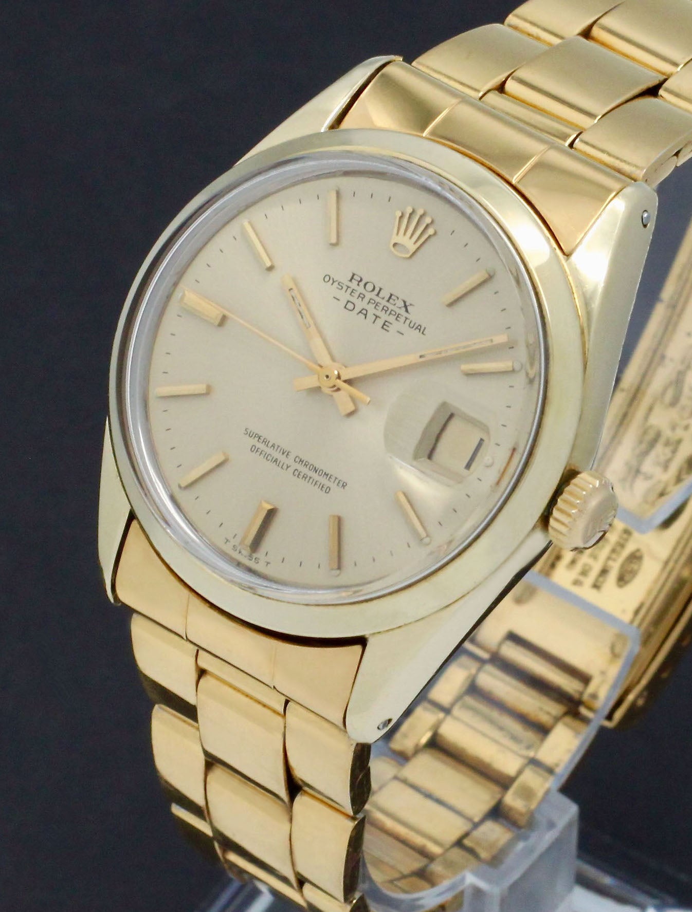 Rolex Oyster Perpetual Date 1550 - 1972 - Rolex horloge - Rolex kopen - Rolex heren horloge - Trophies Watches
