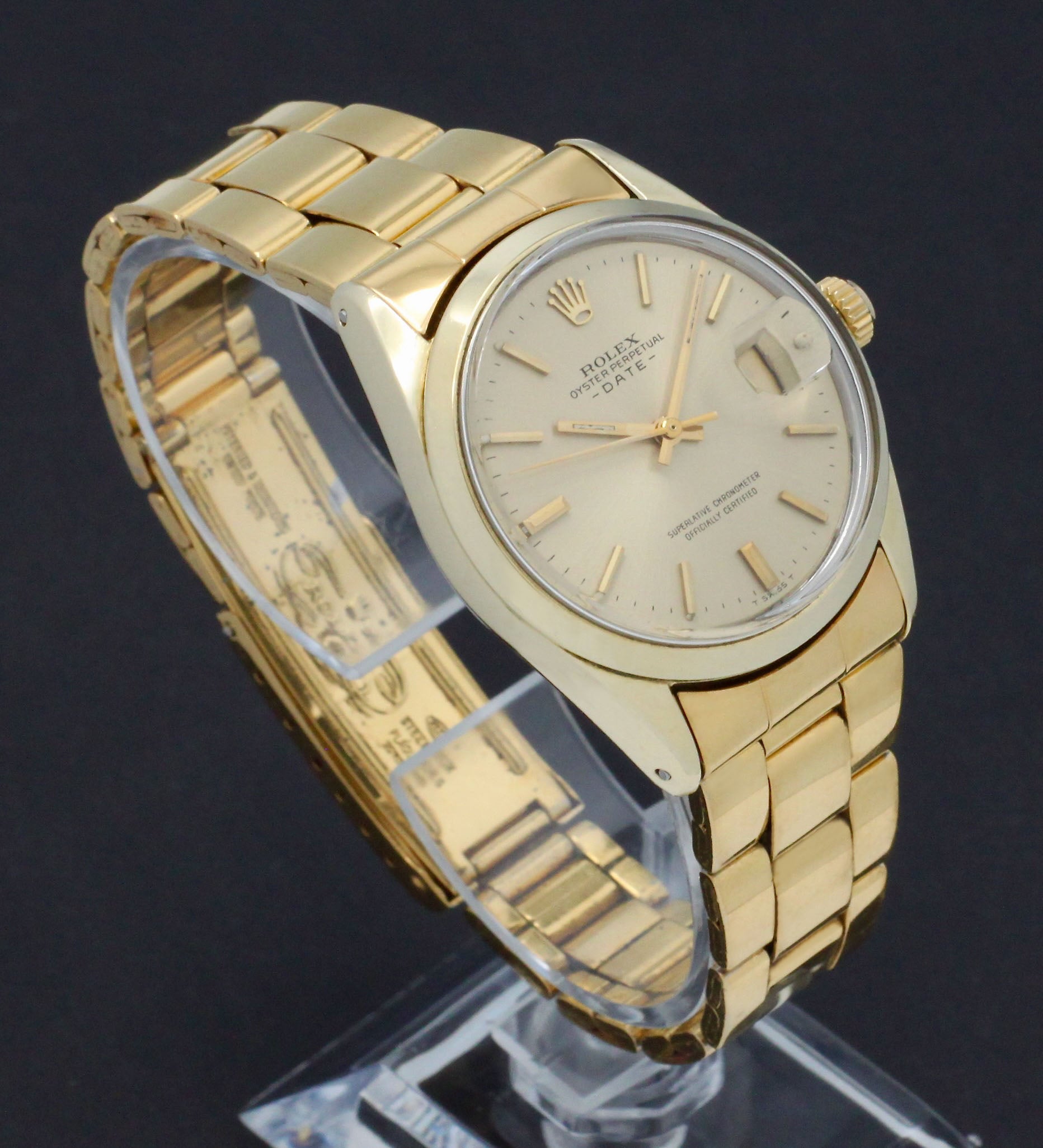 Rolex Oyster Perpetual Date 1550 - 1972 - Rolex horloge - Rolex kopen - Rolex heren horloge - Trophies Watches