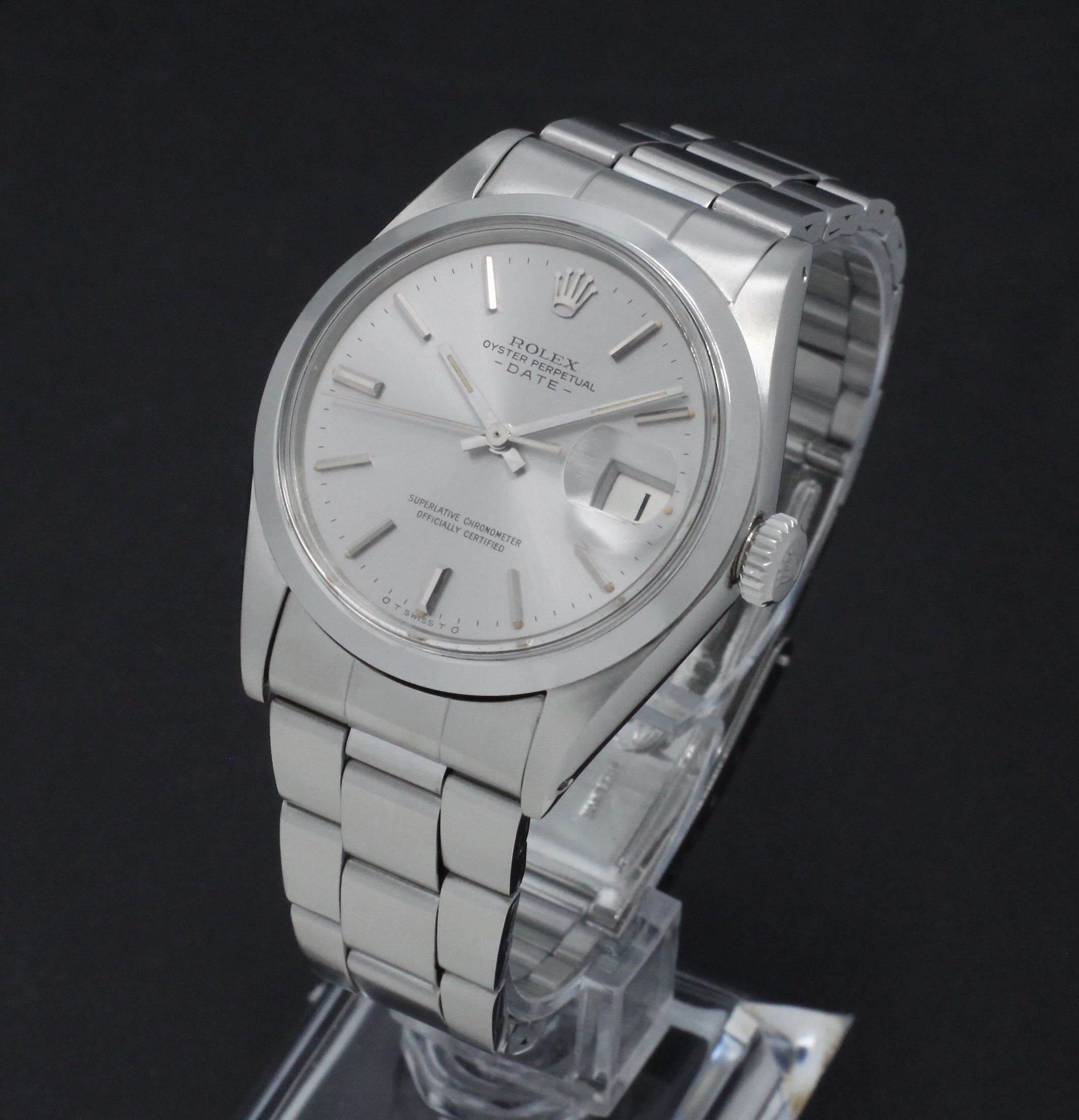 Rolex Oyster Perpetual Date 1500 - 1972 - Sigma Dial - Rolex horloge - Rolex kopen - Rolex heren horloge - Trophies Watches