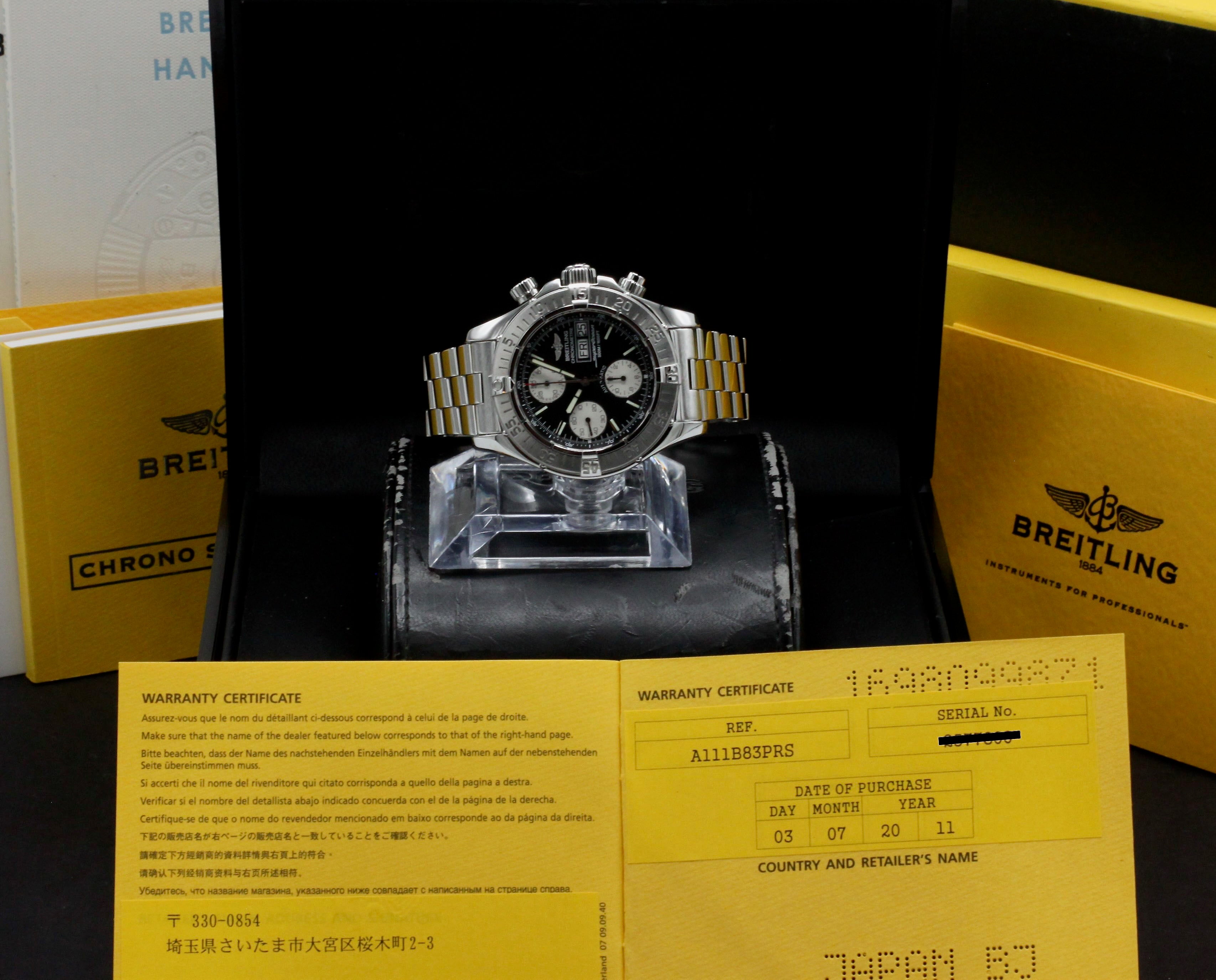 Breitling Superocean Chronograph II A13340 - 2011 - Breitling horloge - Breitling kopen - Breitling heren horloge - Trophies Watches