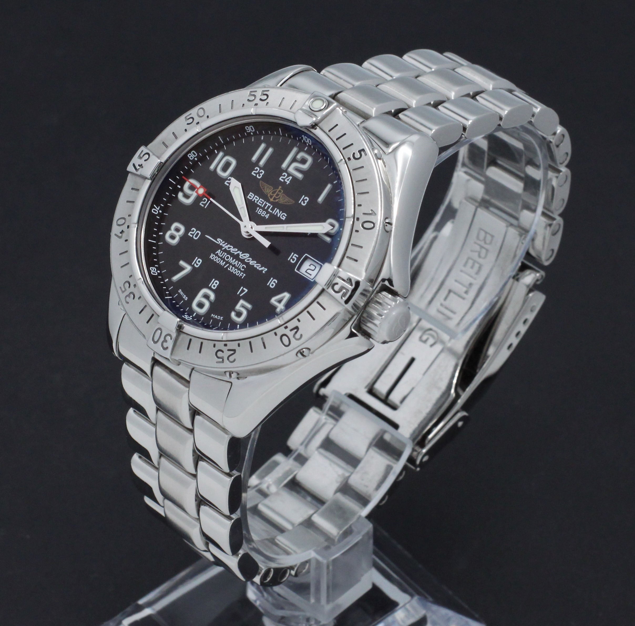 Breitling Superocean A17340 - 2001 - Breitling horloge - Breitling kopen - Breitling heren horloge - Trophies Watches