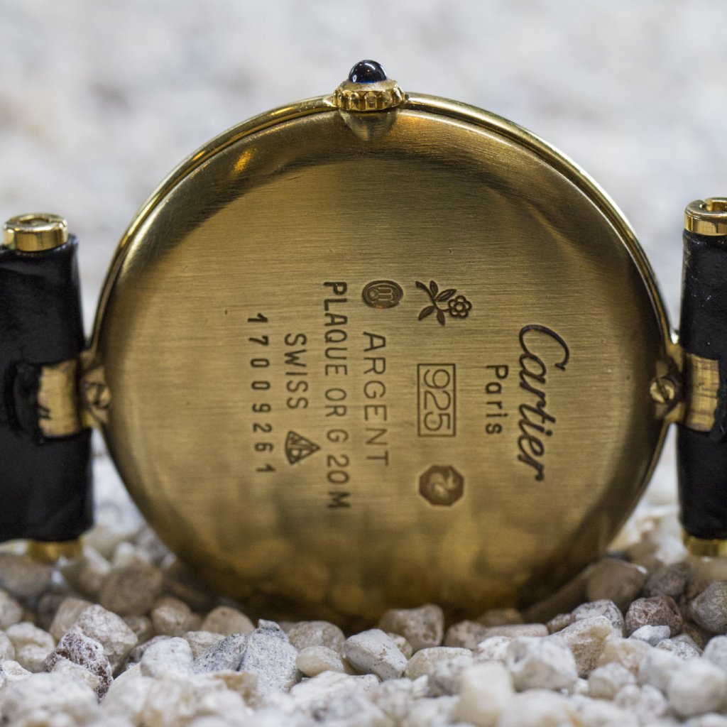 Cartier Vermeil 925 - Cartier horloge - Cartier kopen - Cartier dames horloge - Trophies Watches