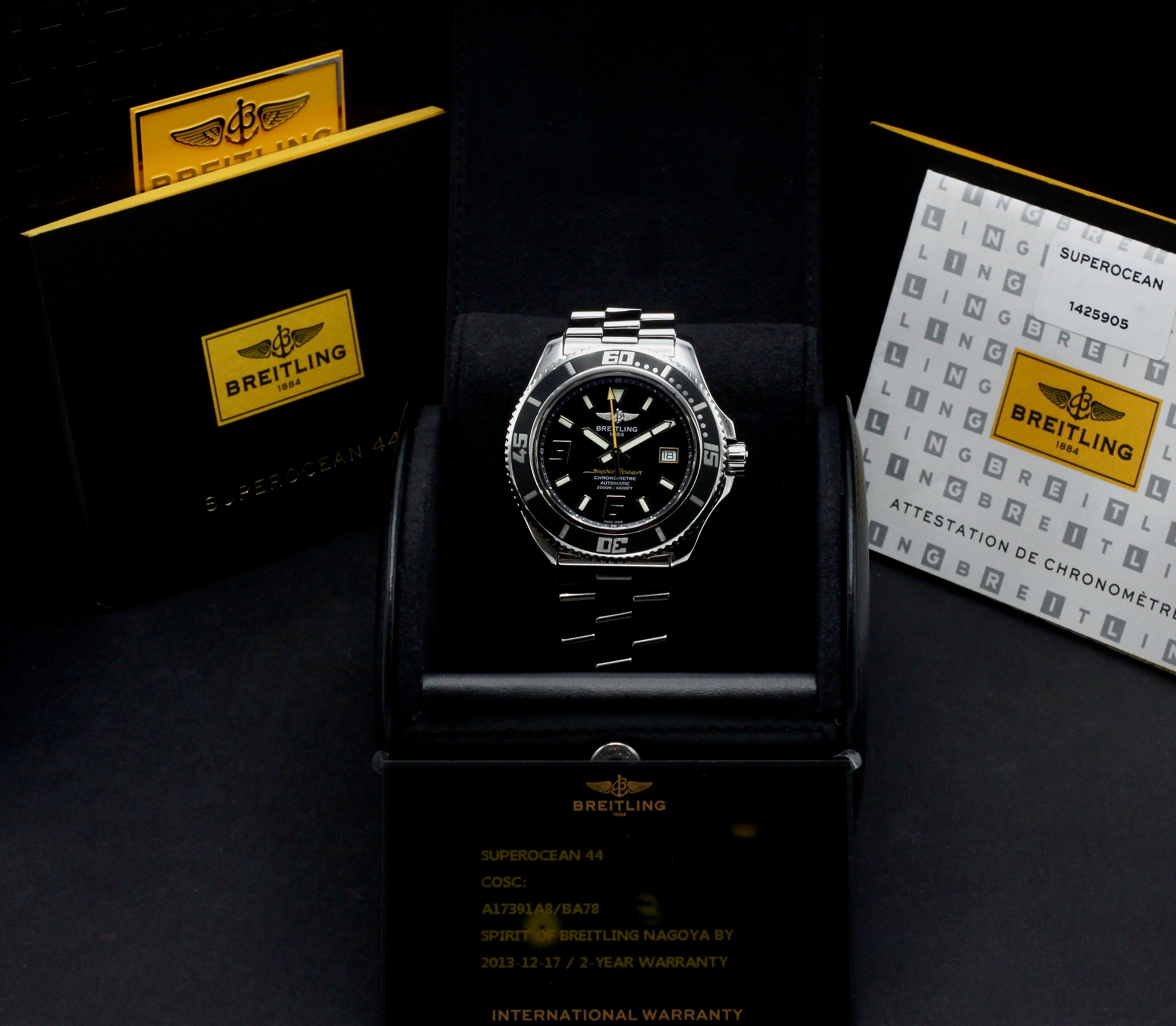 Breitling Superocean 44 A17391A8 - 2013 - Breitling horloge - Breitling kopen - Breitling heren horloge - Trophies Watches