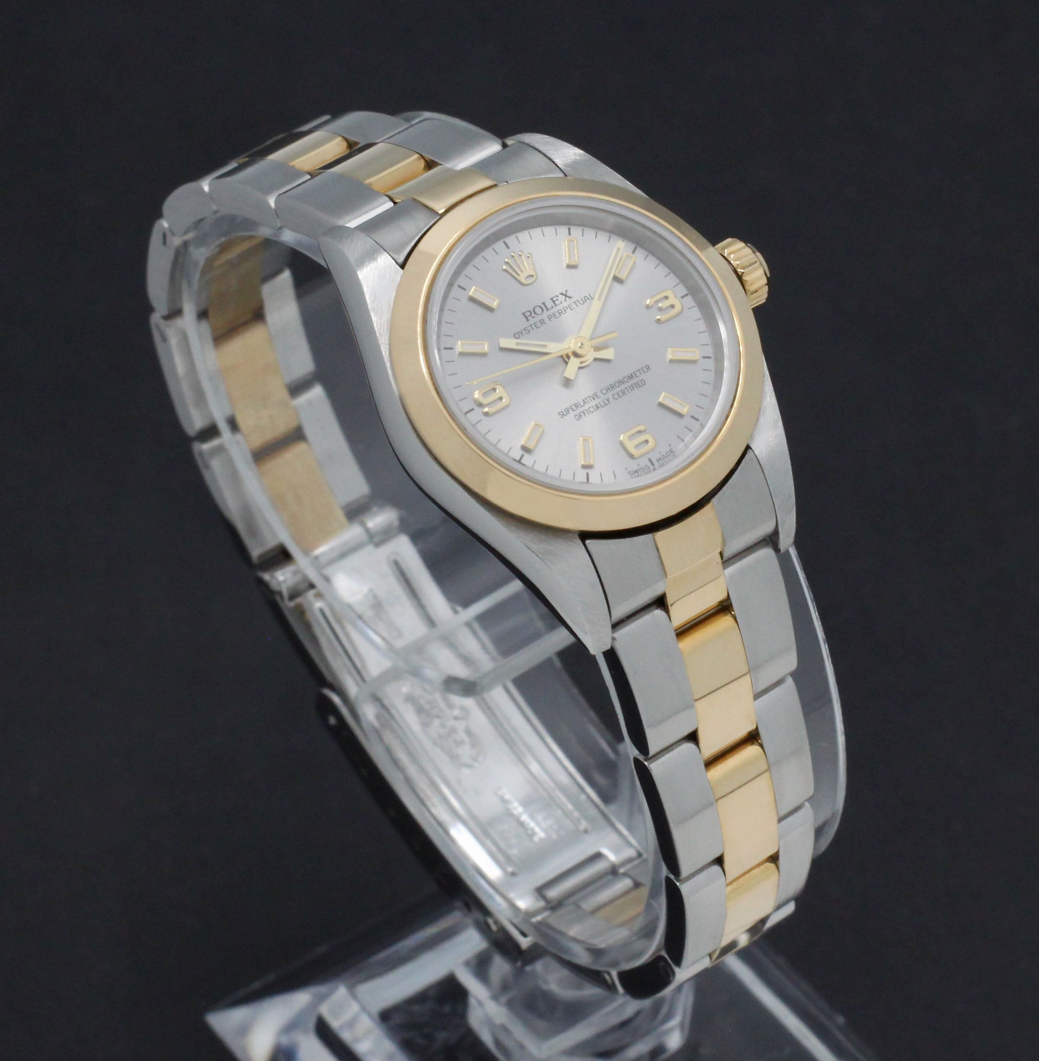 Rolex Oyster Perpetual 76183 - 2001 - Rolex horloge - Rolex kopen - Rolex dames horloge - Trophies Watches