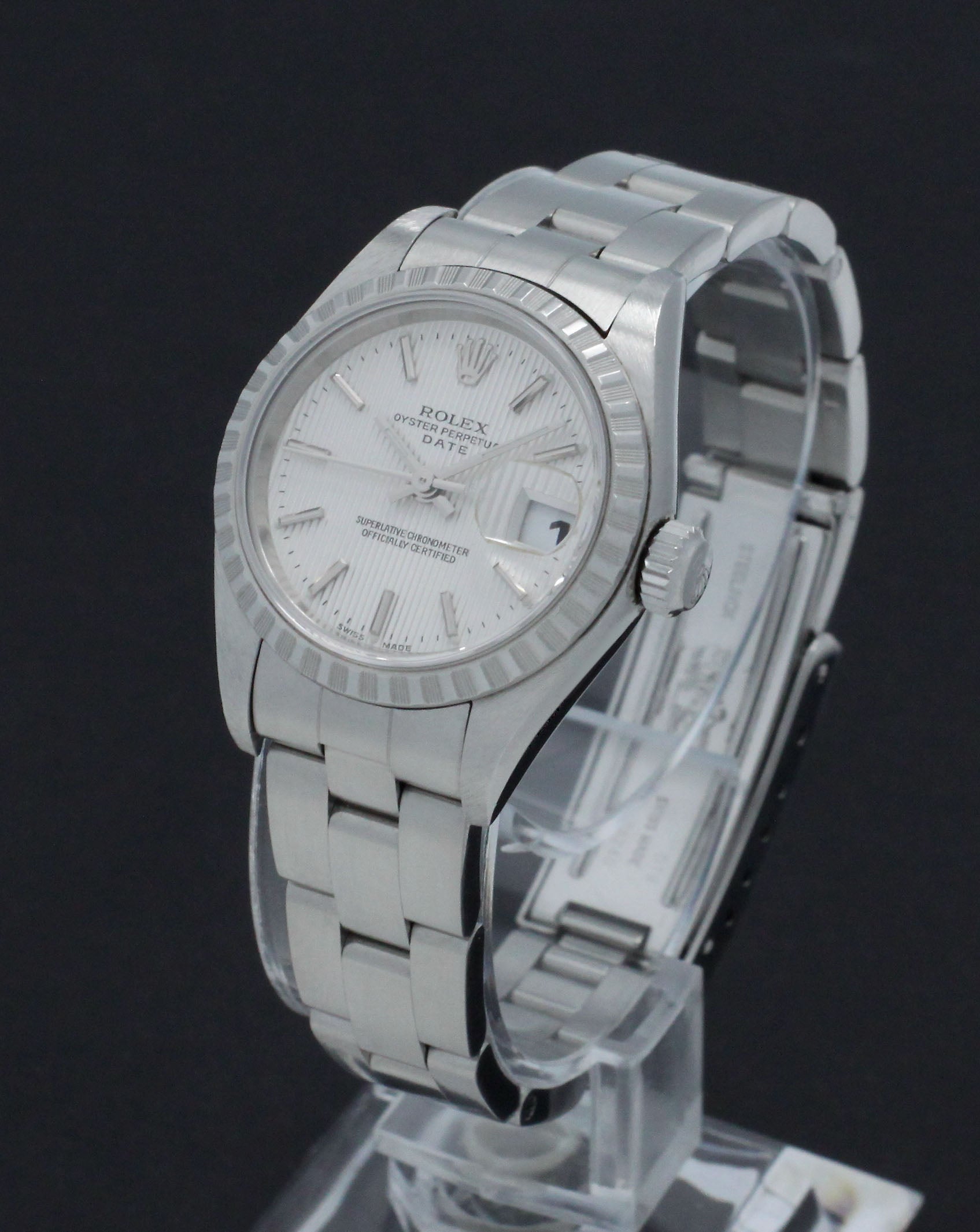 Rolex Oyster Perpetual Lady Date 69190 - 2003 - Rolex horloge - Rolex kopen - Rolex dames horloge - Trophies Watches