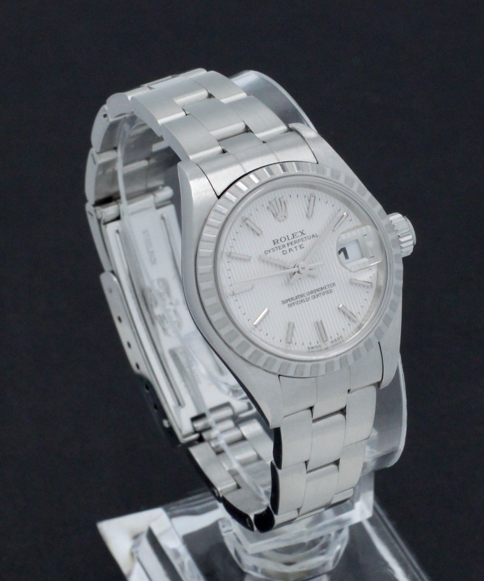 Rolex Oyster Perpetual Lady Date 69190 - 2003 - Rolex horloge - Rolex kopen - Rolex dames horloge - Trophies Watches