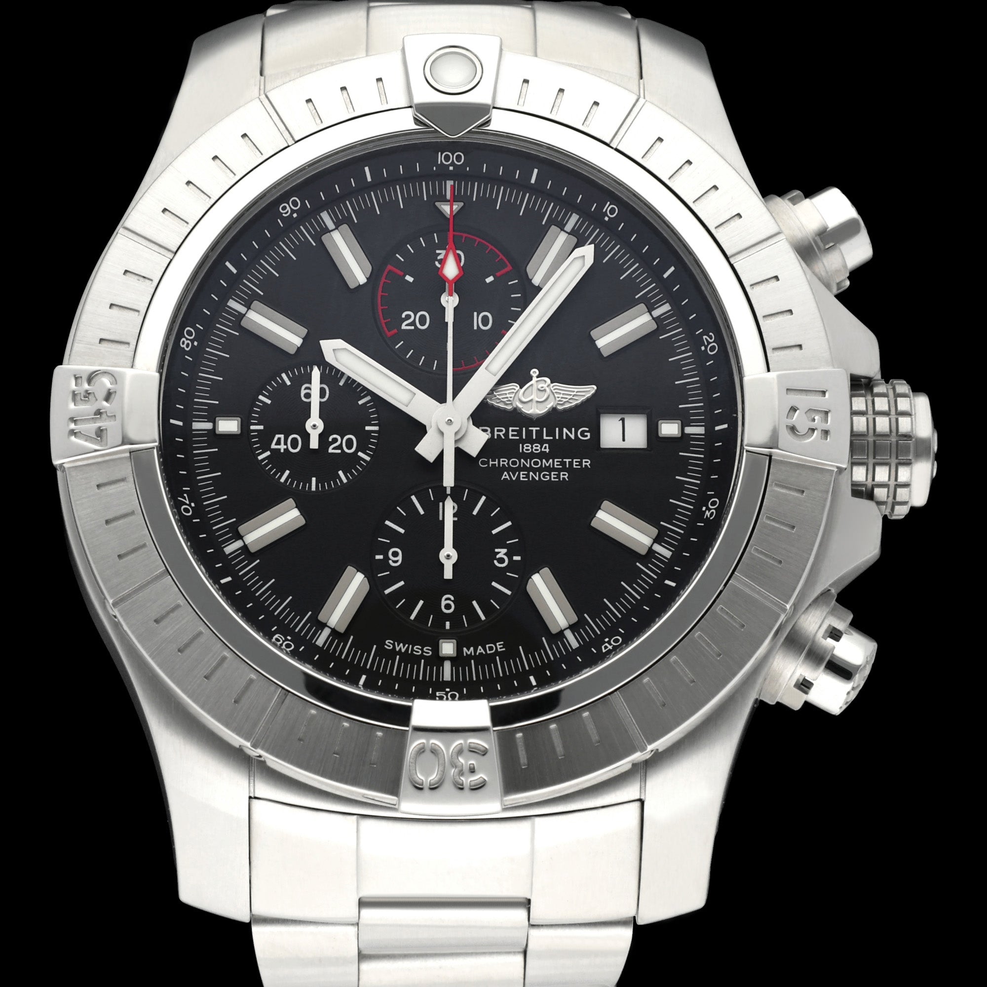 Breitling Super Avenger II A13375 - 2021 - Breitling horloge - Breitling kopen - Breitling heren horloge - Trophies Watches