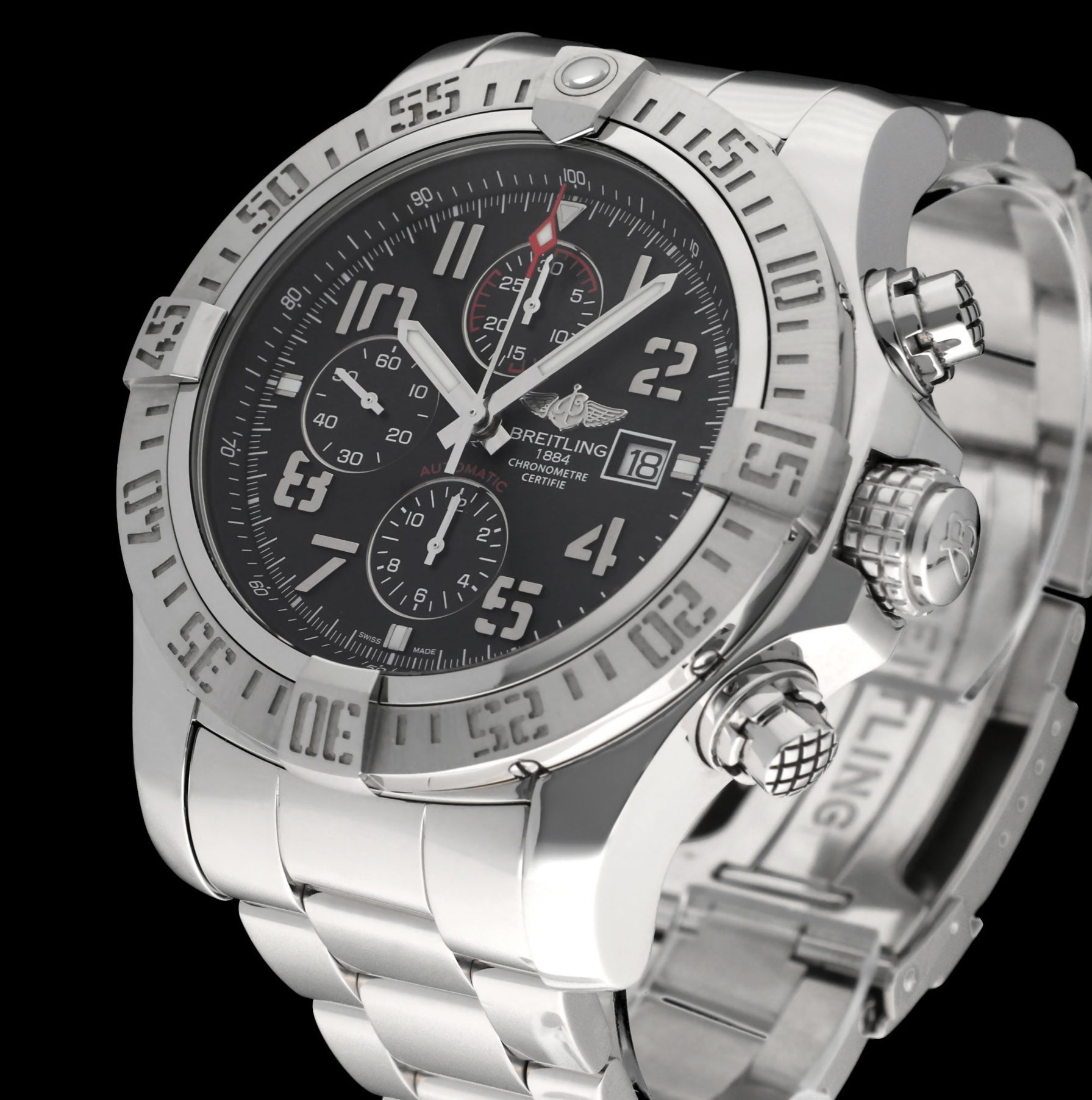 Breitling Super Avenger II A13371 - 2015 - Breitling horloge - Breitling kopen - Breitling heren horloge - Trophies Watches
