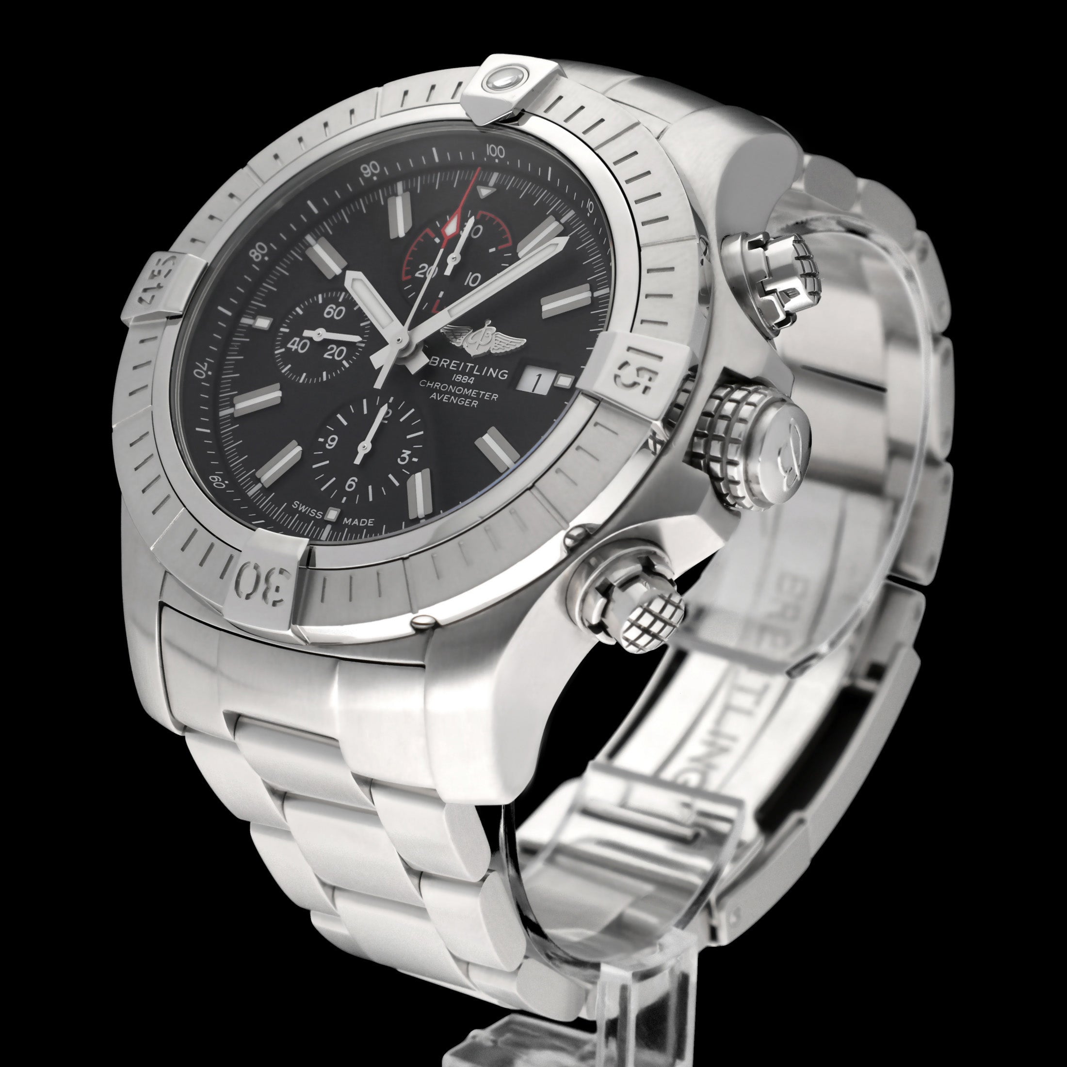 Breitling Super Avenger II A13375 - 2022 - Breitling horloge - Breitling kopen - Breitling heren horloge - Trophies Watches