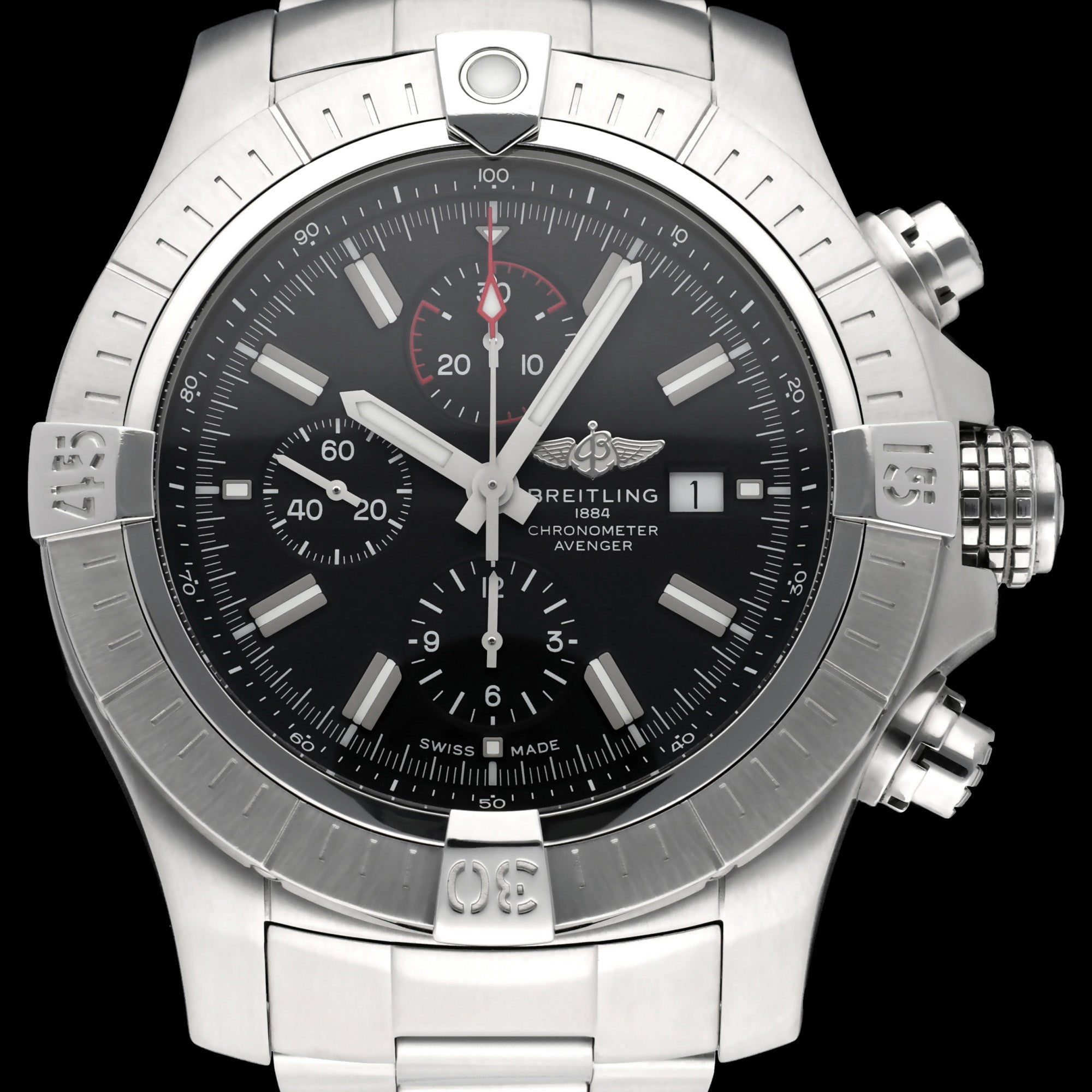 Breitling Super Avenger II A13375 - 2022 - Breitling horloge - Breitling kopen - Breitling heren horloge - Trophies Watches