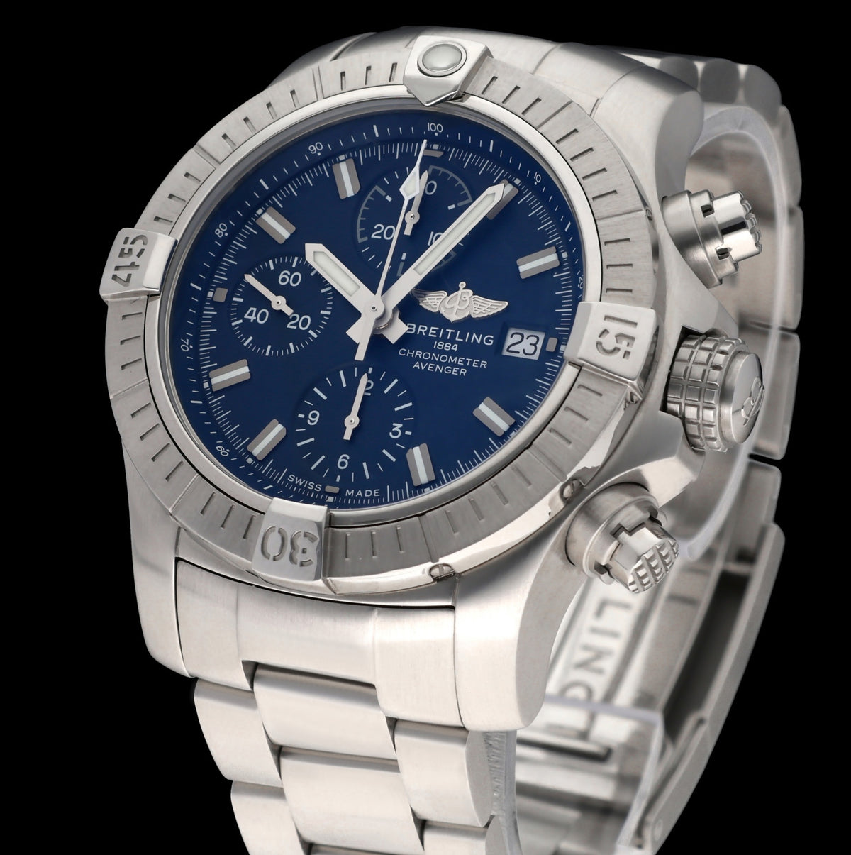 Breitling Super Avenger II A13385 - 2022 - Breitling horloge - Breitling kopen - Breitling heren horloge - Trophies Watches