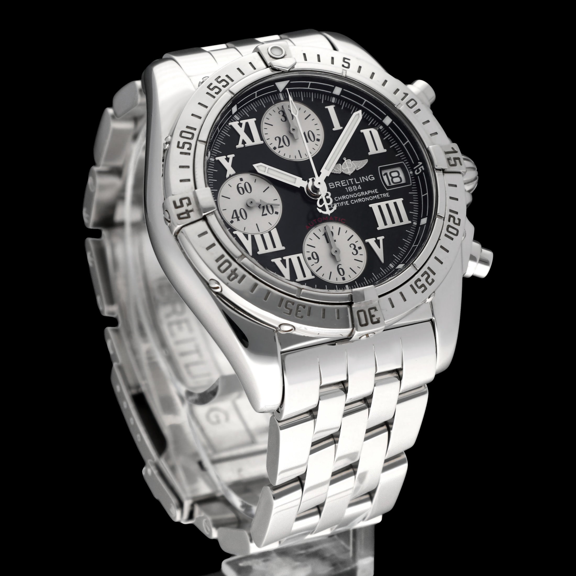 Breitling Chrono Cockpit A13358 - 2008 - Breitling horloge - Breitling kopen - Breitling heren horloge - Trophies Watches