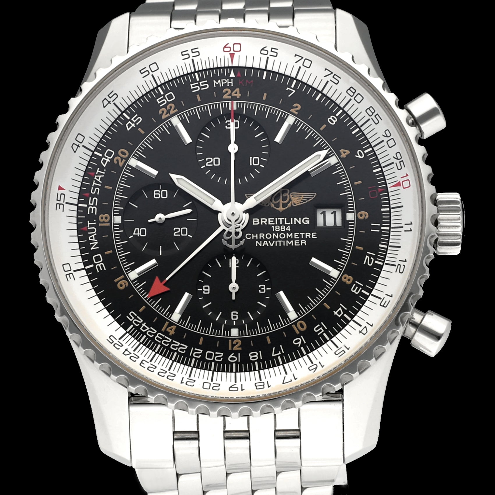 Breitling Navitimer World A24322, Box & Papers, 2010 | Breitling