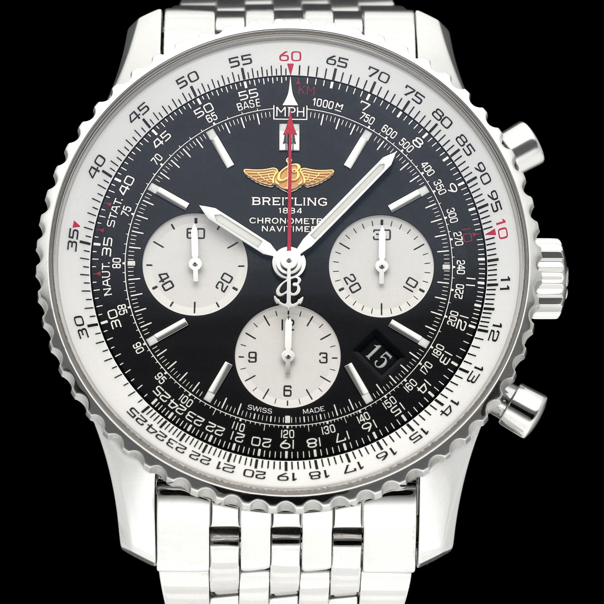 Breitling Navitimer 01 AB0120 - 2013 - Breitling horloge - Breitling kopen - Breitling heren horloge - Trophies Watches