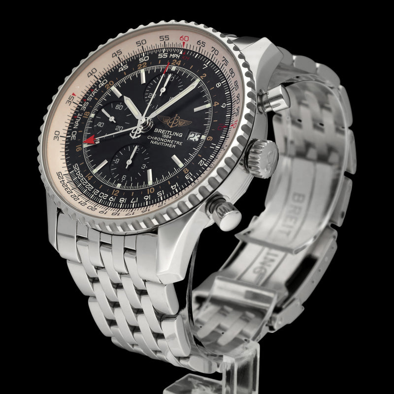 Breitling Navitimer World A24322- 2012 - Breitling horloge - Breitling kopen - Breitling heren horloge - Trophies Watches