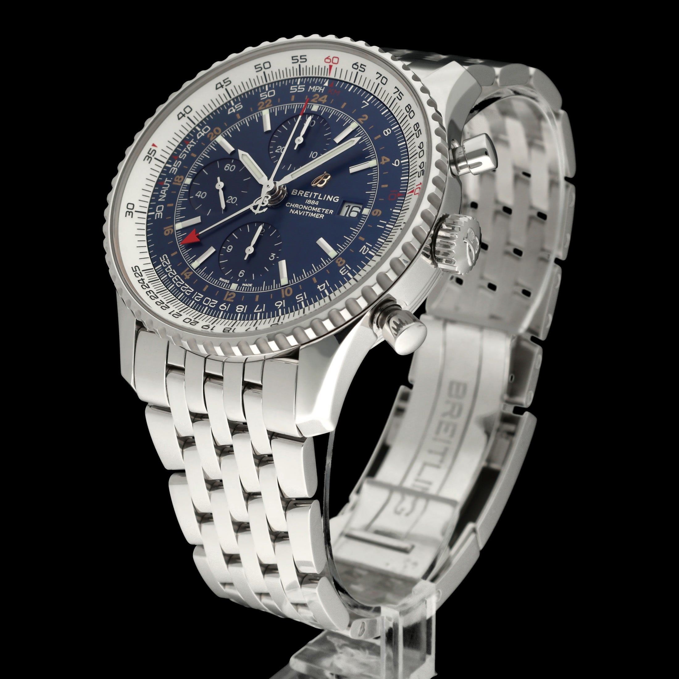 Breitling Navitimer World A24322- 2019 - Breitling horloge - Breitling kopen - Breitling heren horloge - Trophies Watches