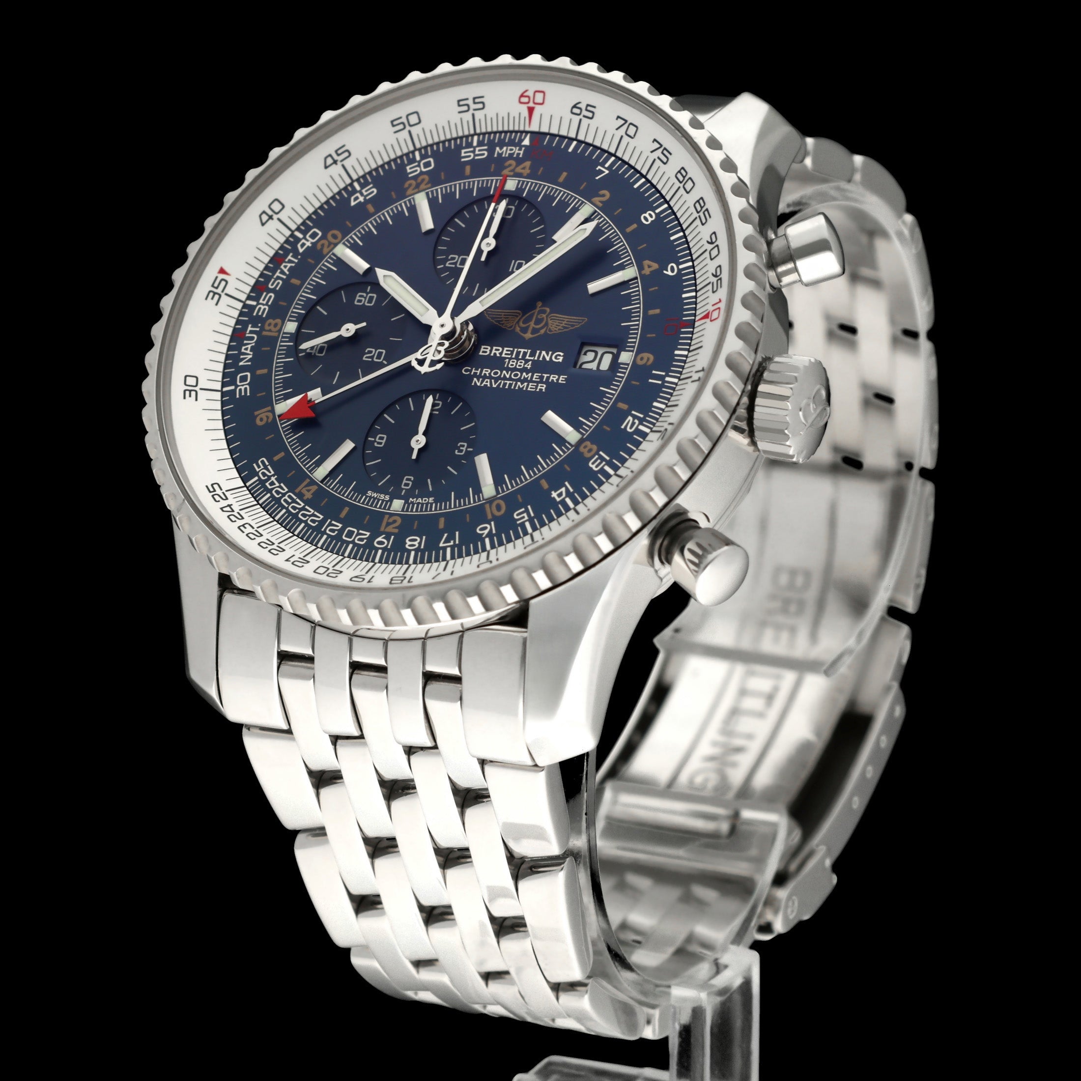 Breitling Navitimer World A24322, Box & Papers, 2016