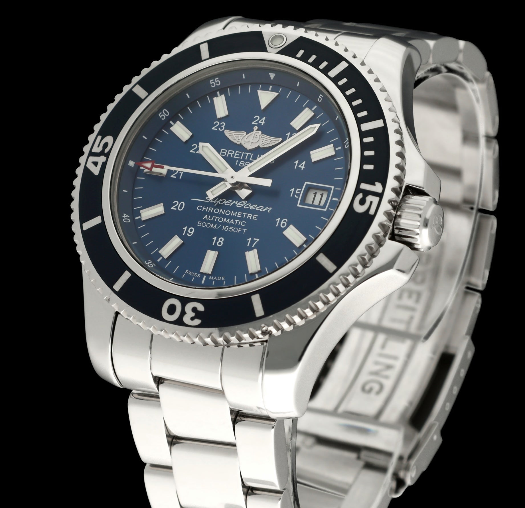 Breitling Superocean 42 A17365 - 2021 - Breitling horloge - Breitling kopen - Breitling heren horloge - Trophies Watches