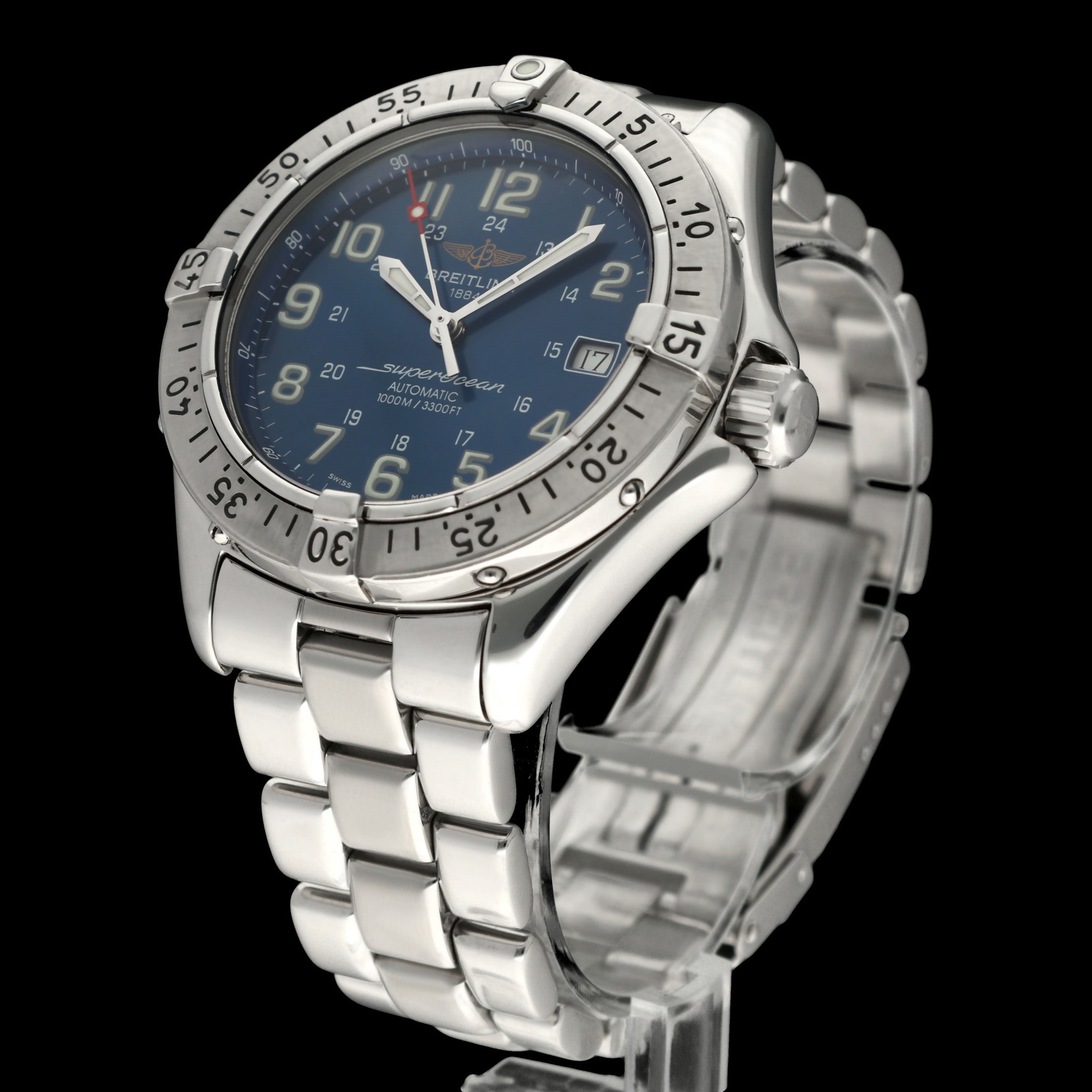 Breitling Superocean A17340 - 2001 - Breitling horloge - Breitling kopen - Breitling heren horloge - Trophies Watches