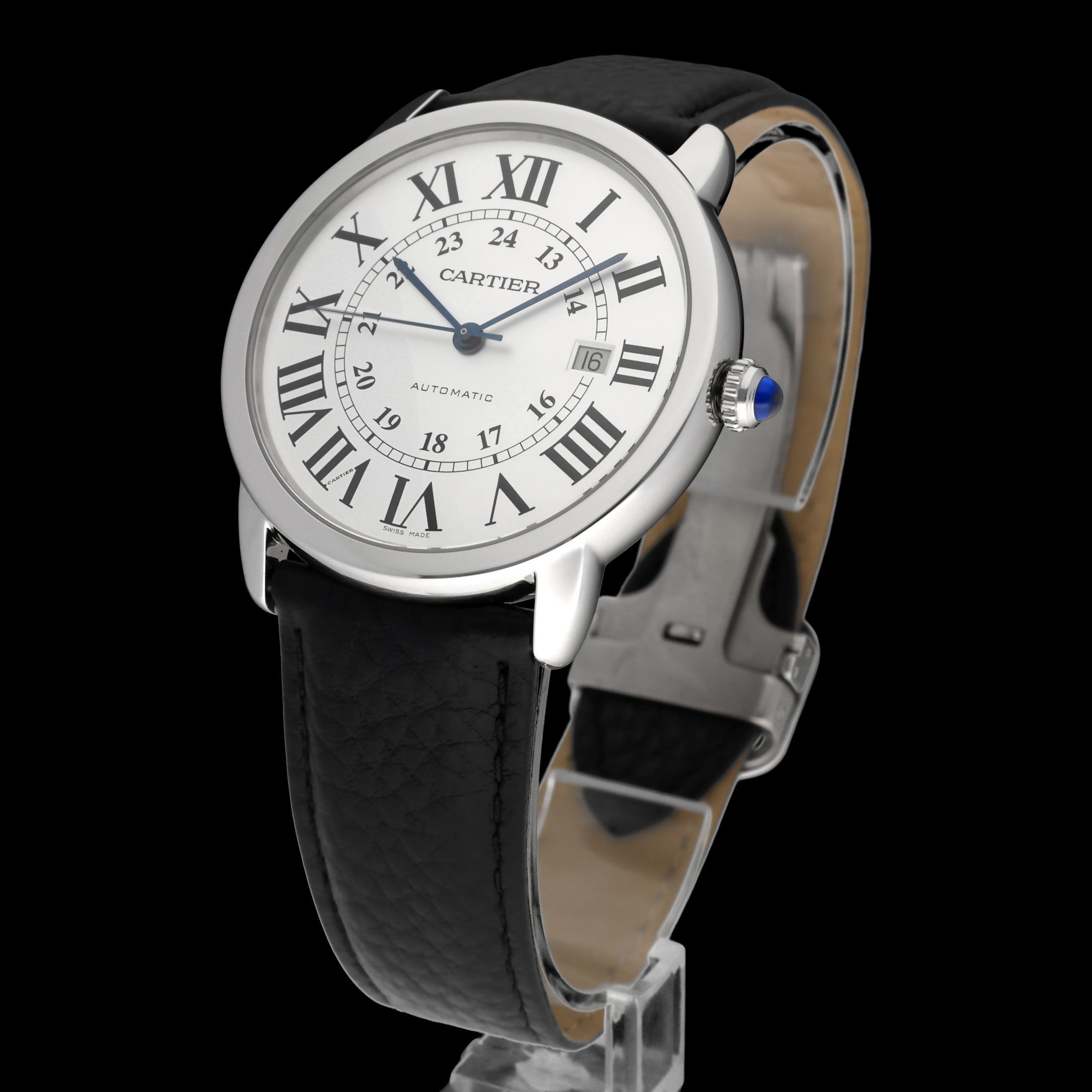 Cartier Ronde Solo de Cartier XL 3517 - Cartier horloge - Cartier kopen - Cartier heren horloge - Trophies Watches