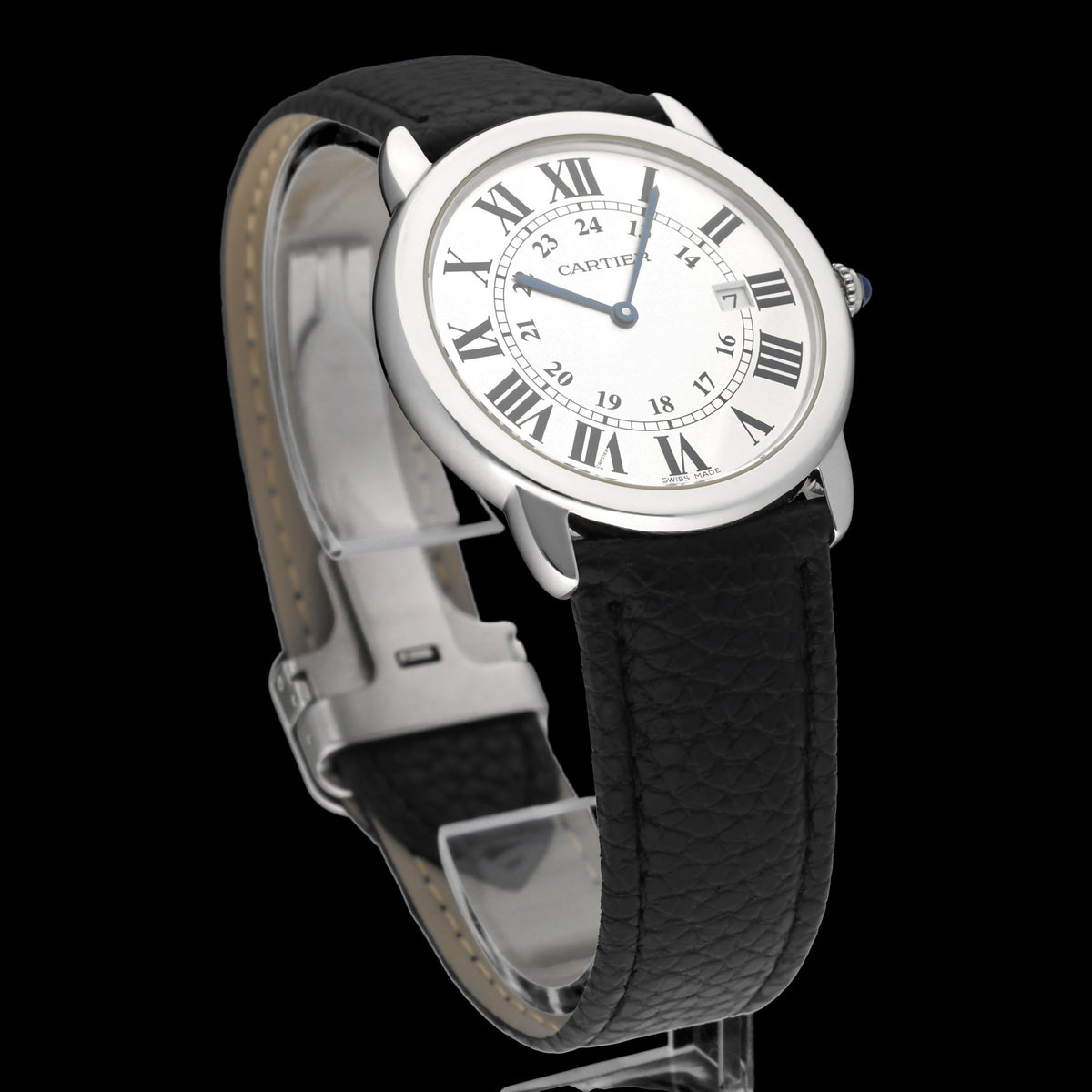 Cartier Ronde Solo de Cartier  W6700255 - Cartier horloge - Cartier kopen - Cartier heren horloge - Trophies Watches