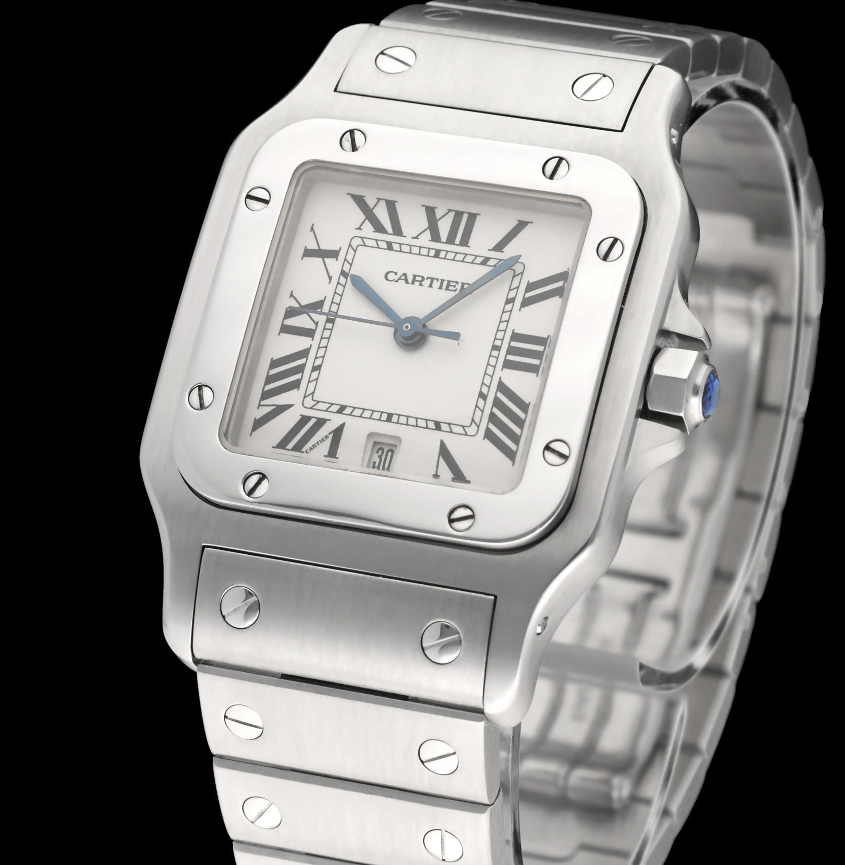 Cartier Santos Galbée 1564 - Cartier horloge - Cartier kopen - Cartier heren horloge - Trophies Watches