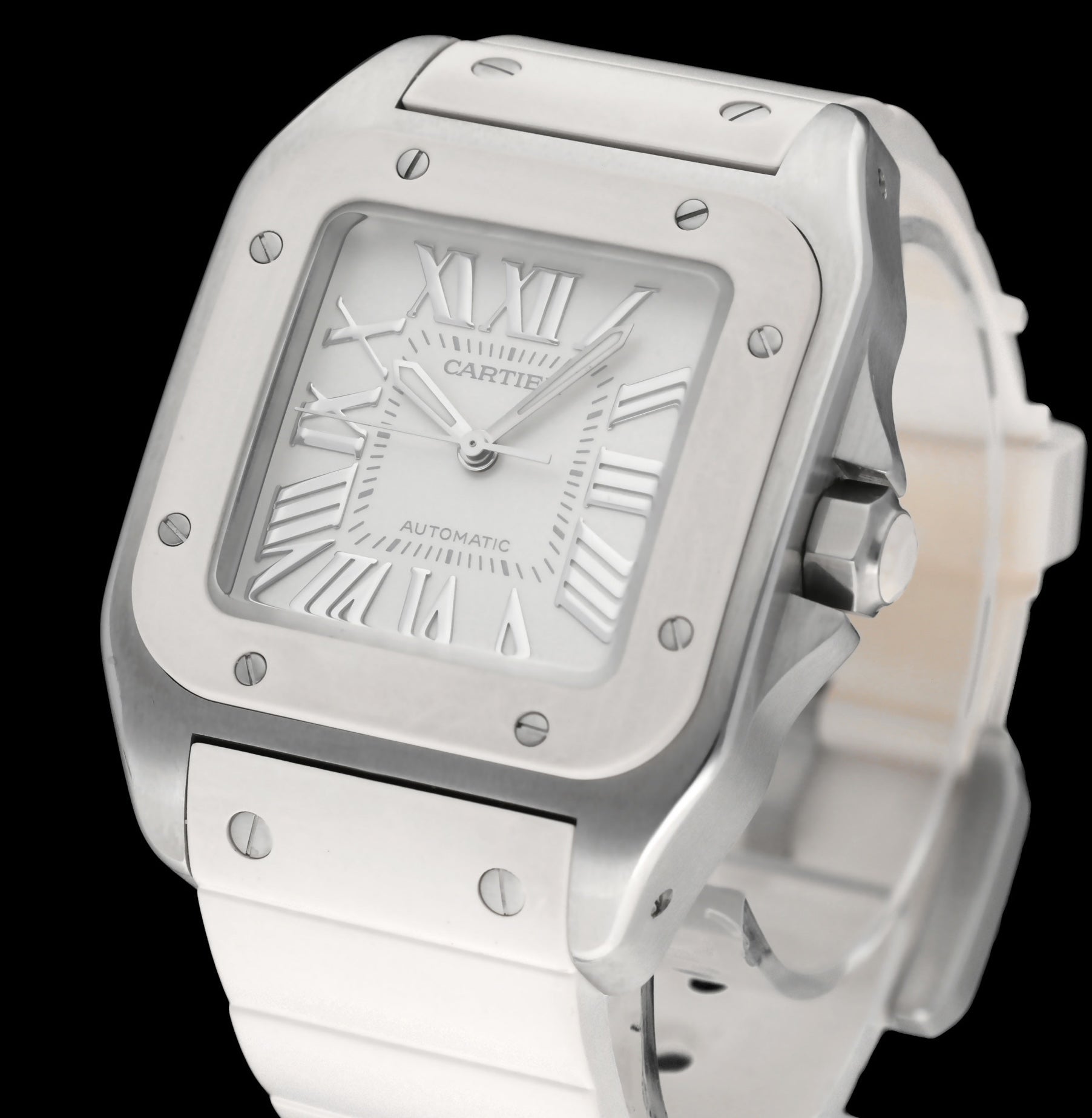 Cartier Santos 100 2878 - Cartier horloge - Cartier kopen - Cartier heren horloge - Trophies Watches
