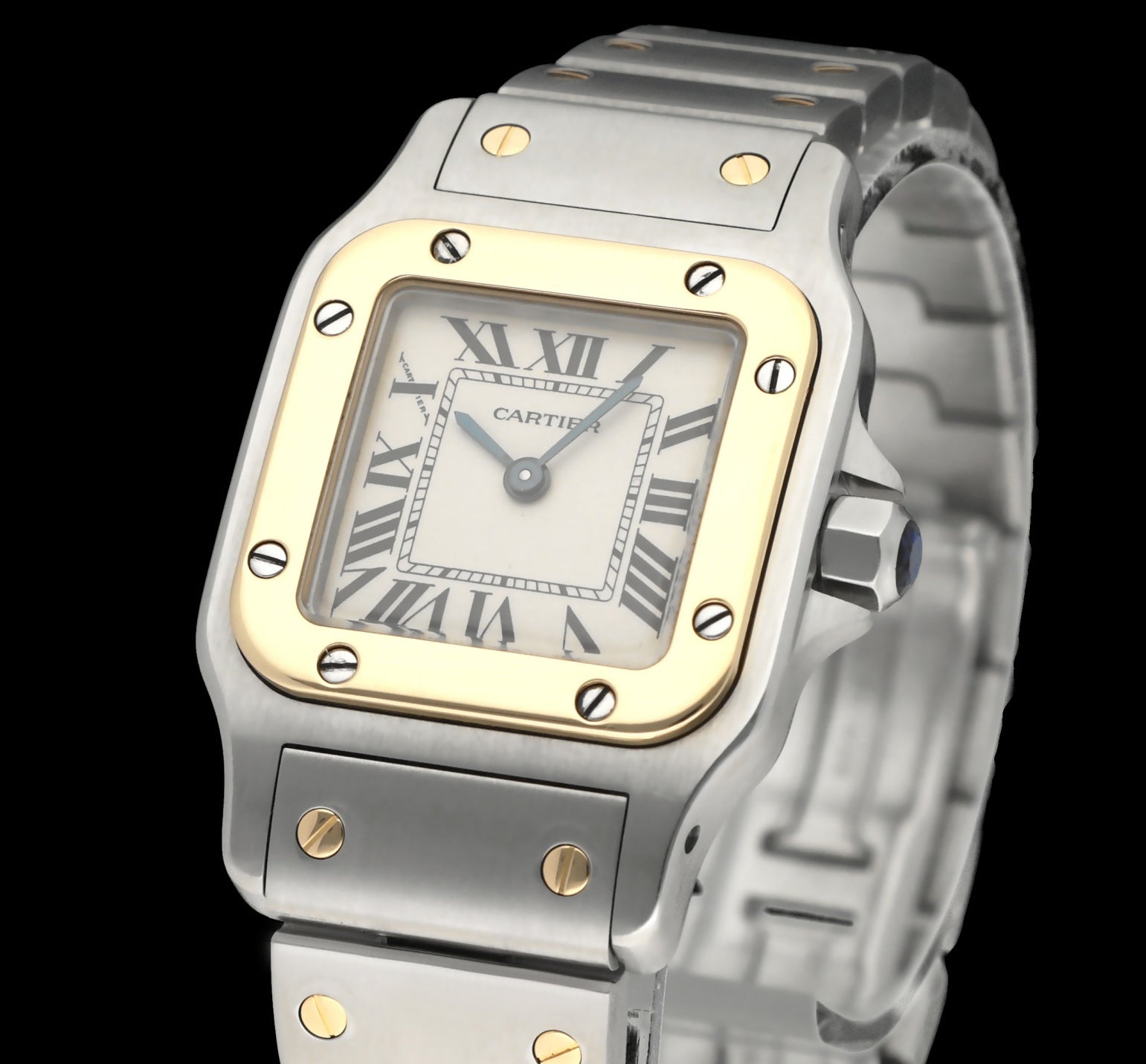 Cartier Santos Galbée W20012C4 - Cartier horloge - Cartier kopen - Cartier heren horloge - Trophies Watches