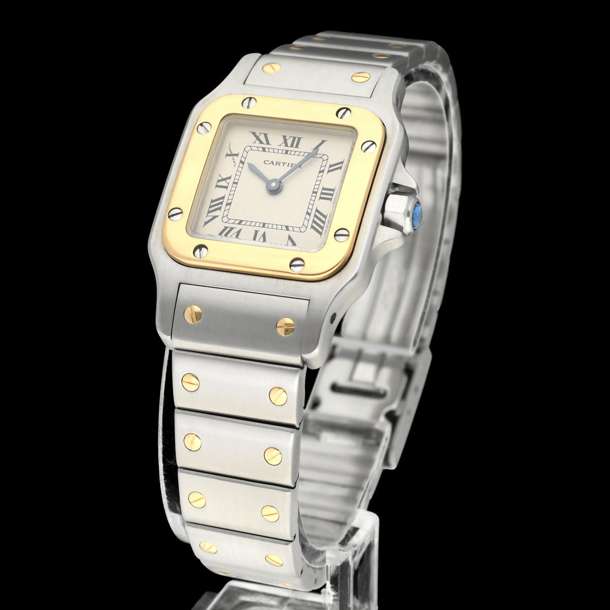 Cartier Santos Galbée W20012C4 - Cartier horloge - Cartier kopen - Cartier heren horloge - Trophies Watches