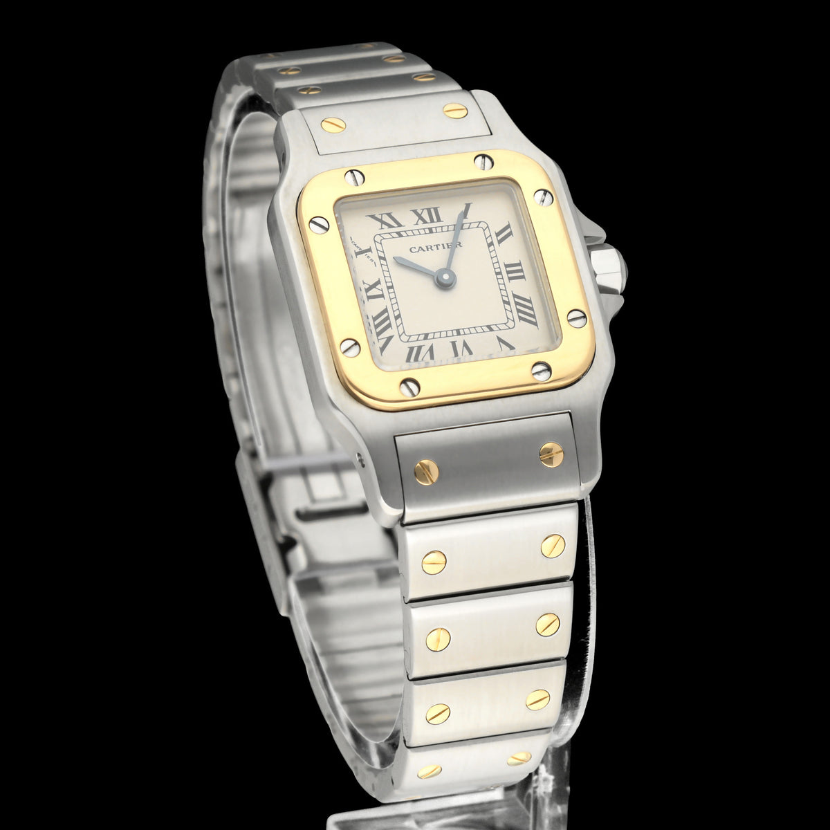 Cartier Santos Galbée W20012C4 - Cartier horloge - Cartier kopen - Cartier heren horloge - Trophies Watches