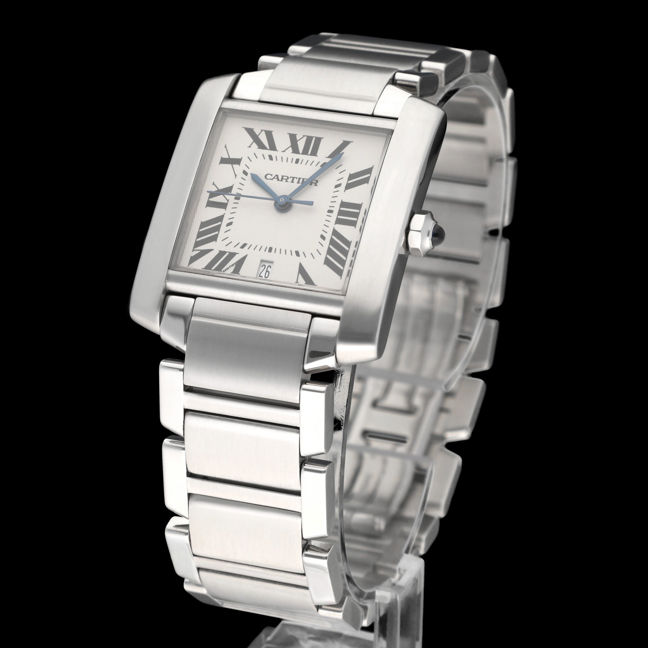 Cartier Tank Française 2302 - Cartier horloge - Cartier kopen - Cartier heren horloge - Trophies Watches