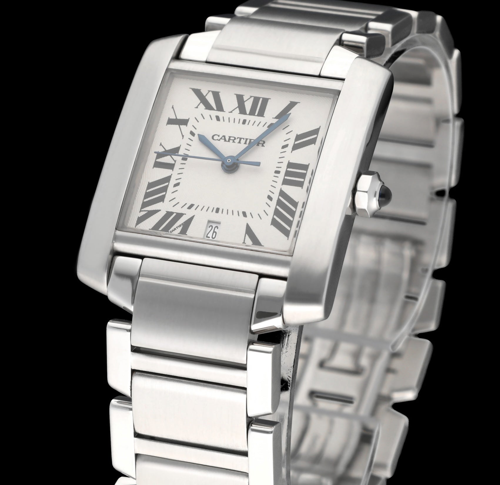 Cartier Tank Française 2302 - Cartier horloge - Cartier kopen - Cartier heren horloge - Trophies Watches