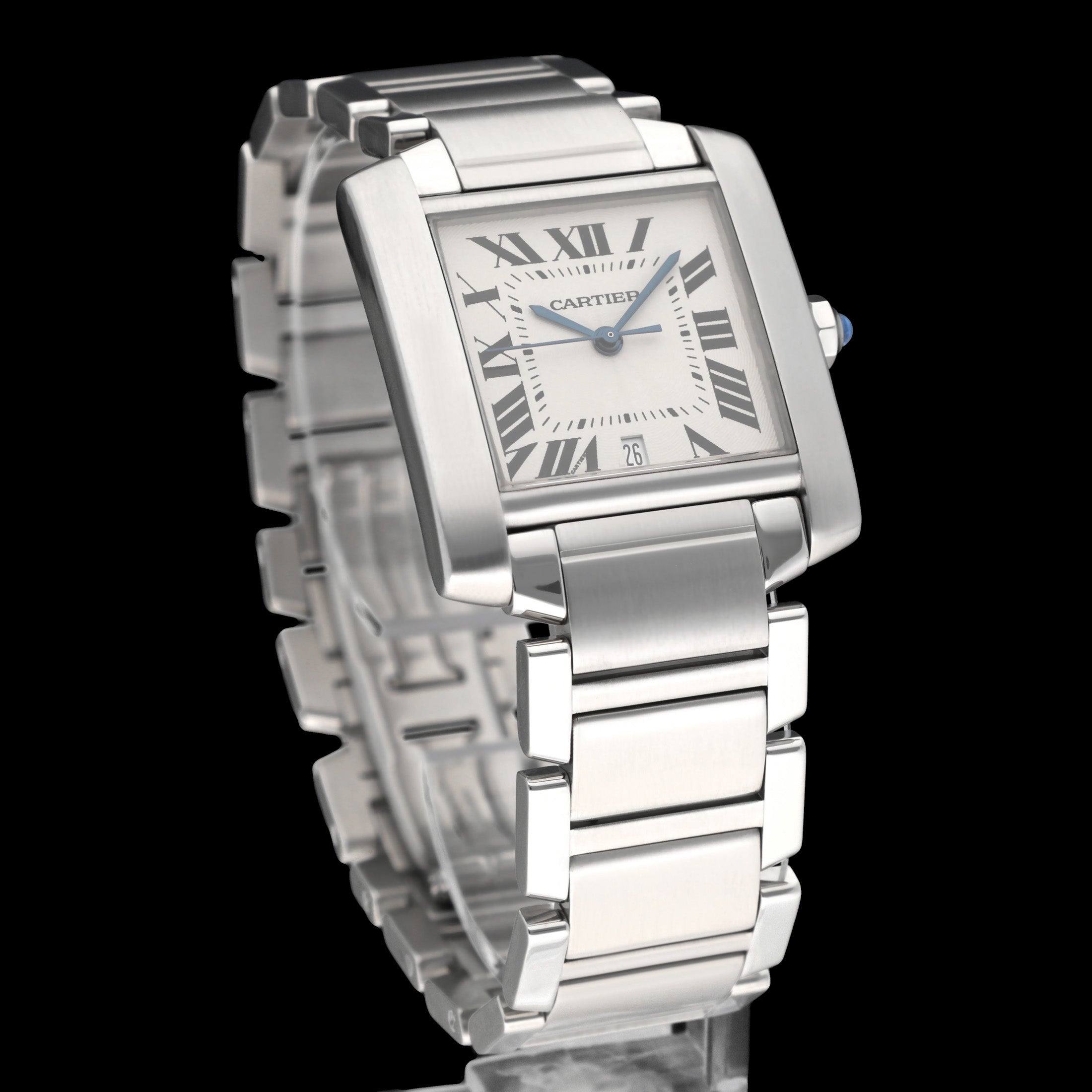 Cartier Tank Française 2302 - Cartier horloge - Cartier kopen - Cartier heren horloge - Trophies Watches