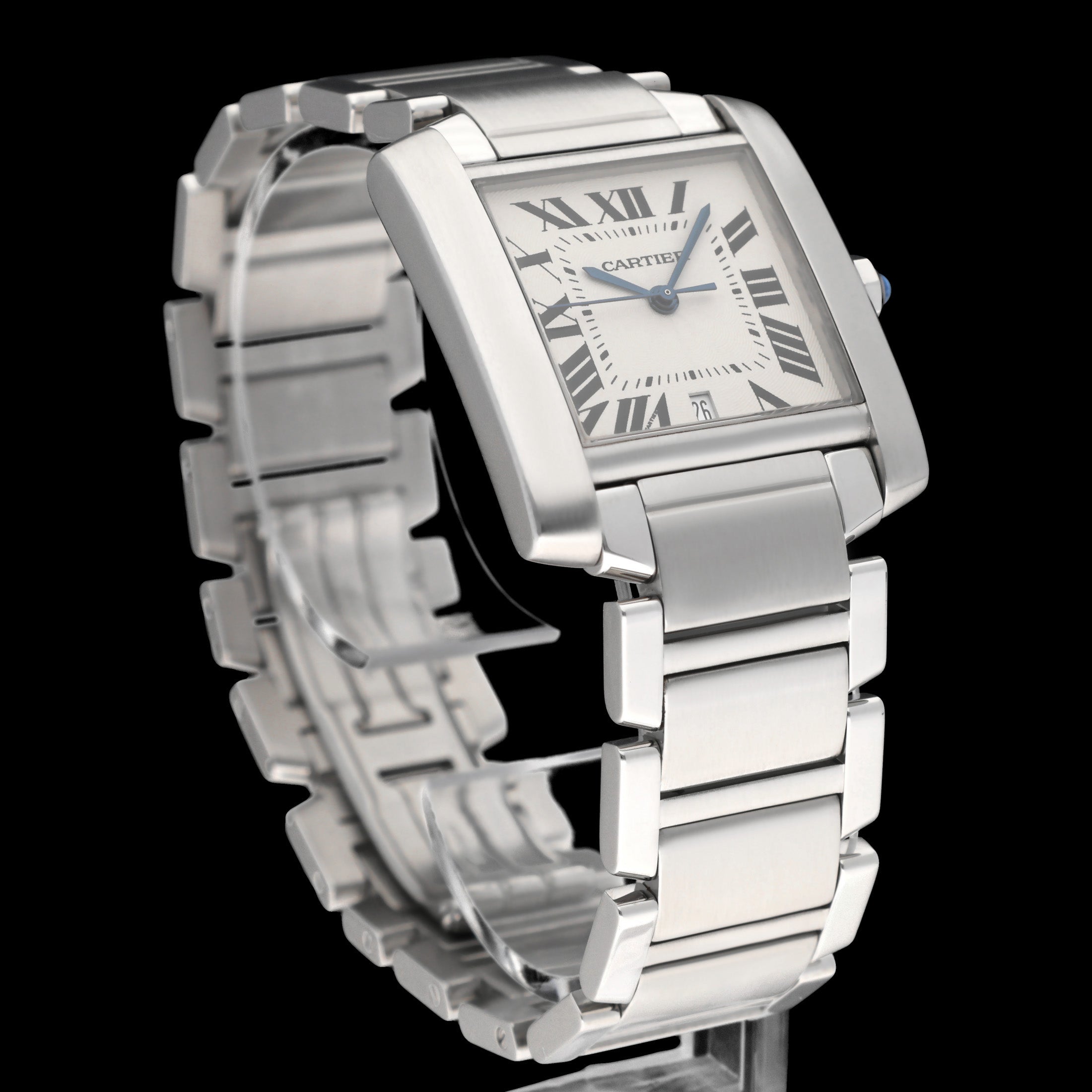 Cartier Tank Française 2302 - Cartier horloge - Cartier kopen - Cartier heren horloge - Trophies Watches