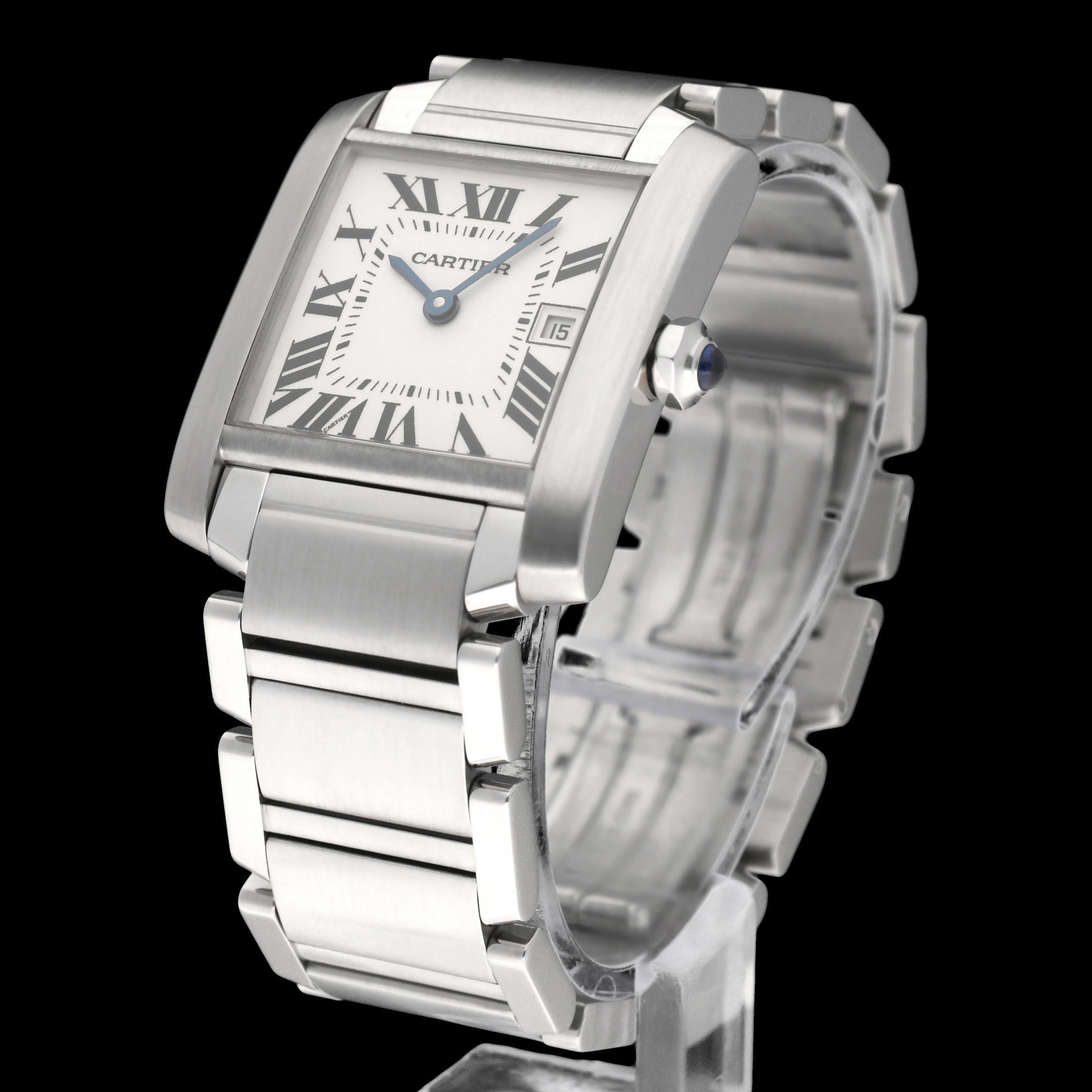 Cartier Tank Française 2465 - Cartier horloge - Cartier kopen - Cartier dames horloge - Trophies Watches
