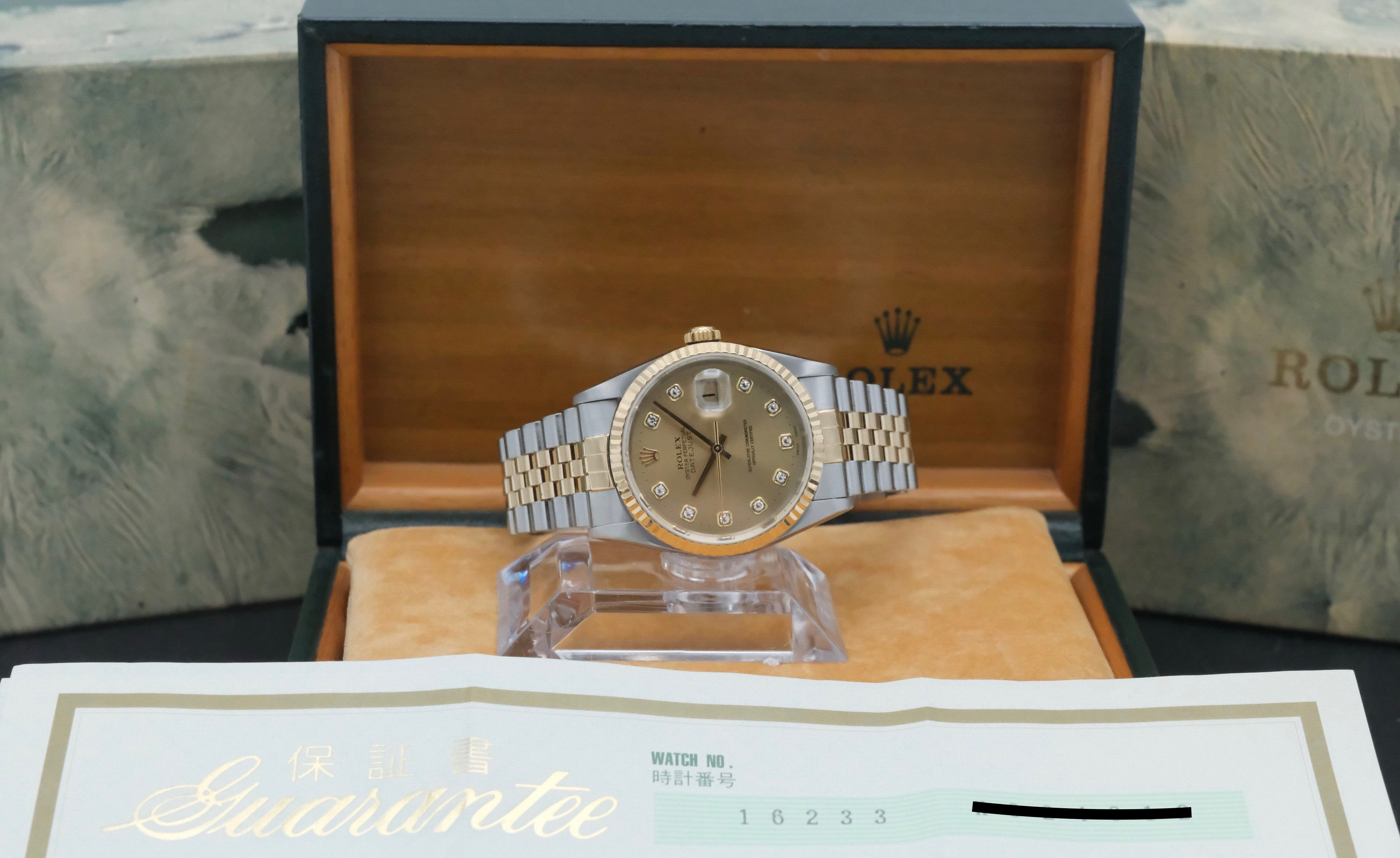 Rolex Datejust 16233G - 2002 - Rolex horloge - Rolex kopen - Rolex heren horloge - Trophies Watches