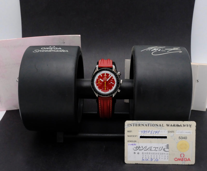 Omega Speedmaster Reduced Schumacher 3810.61.41 - 1998 - Omega horloge - Omega kopen - Omega heren horloge - Trophies Watches