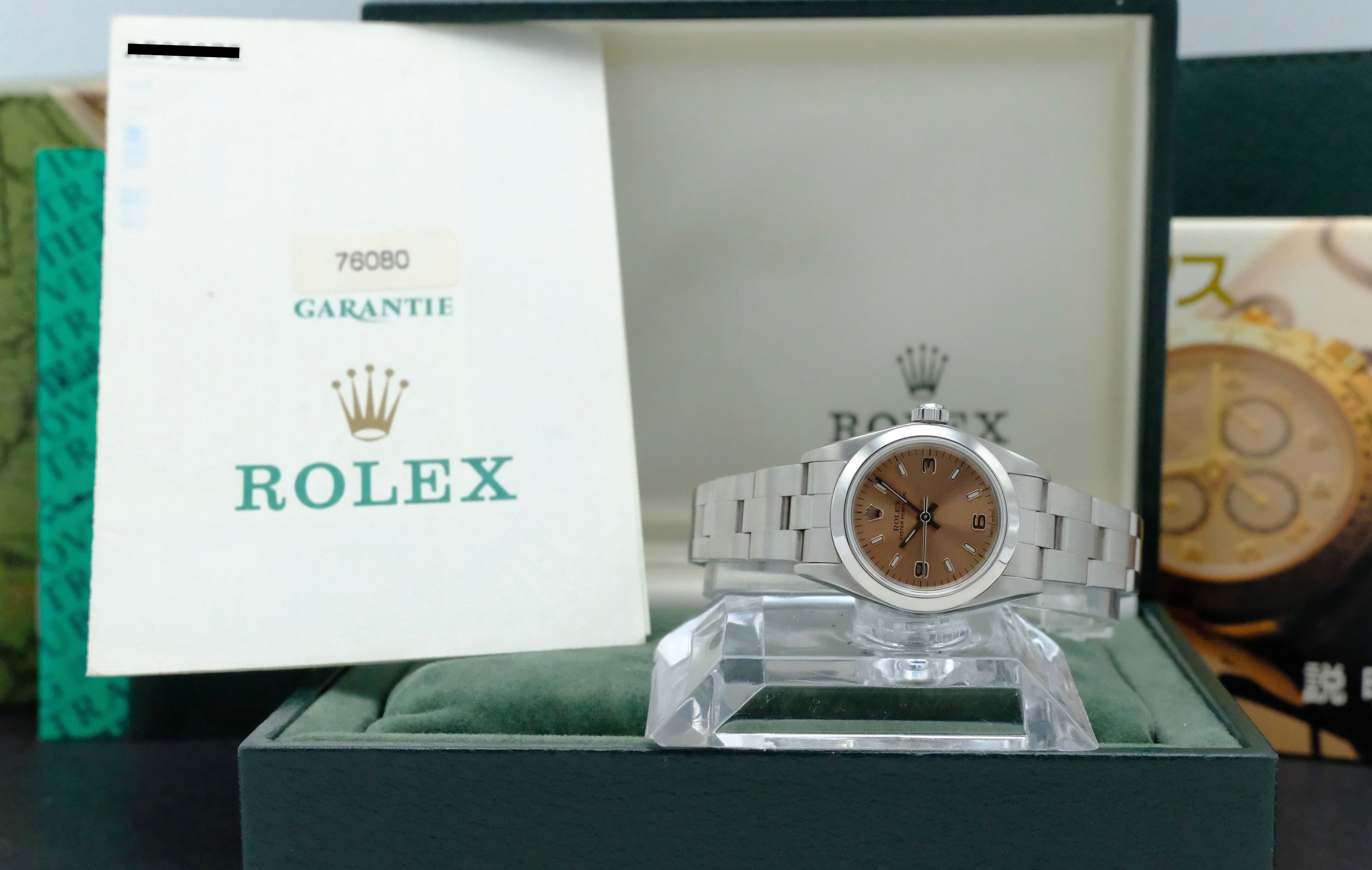 Rolex Oyster Perpetual 76080 - 2000 - Rolex horloge - Rolex kopen - Rolex dames horloge - Trophies Watches