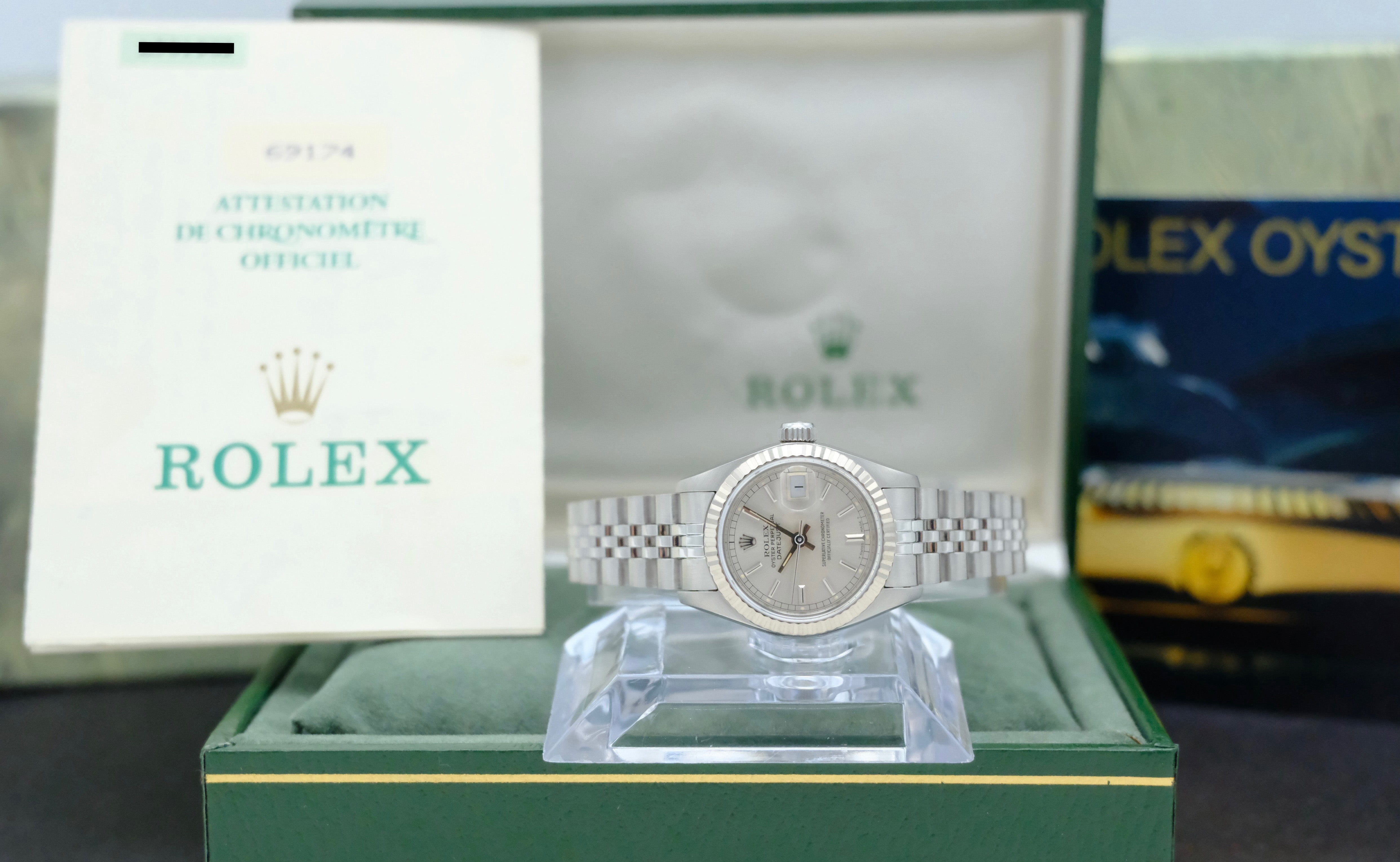 Rolex Oyster Perpetual Lady Datejust 69174G - 1989- Rolex horloge - Rolex kopen - Rolex dames horloge - Trophies Watches