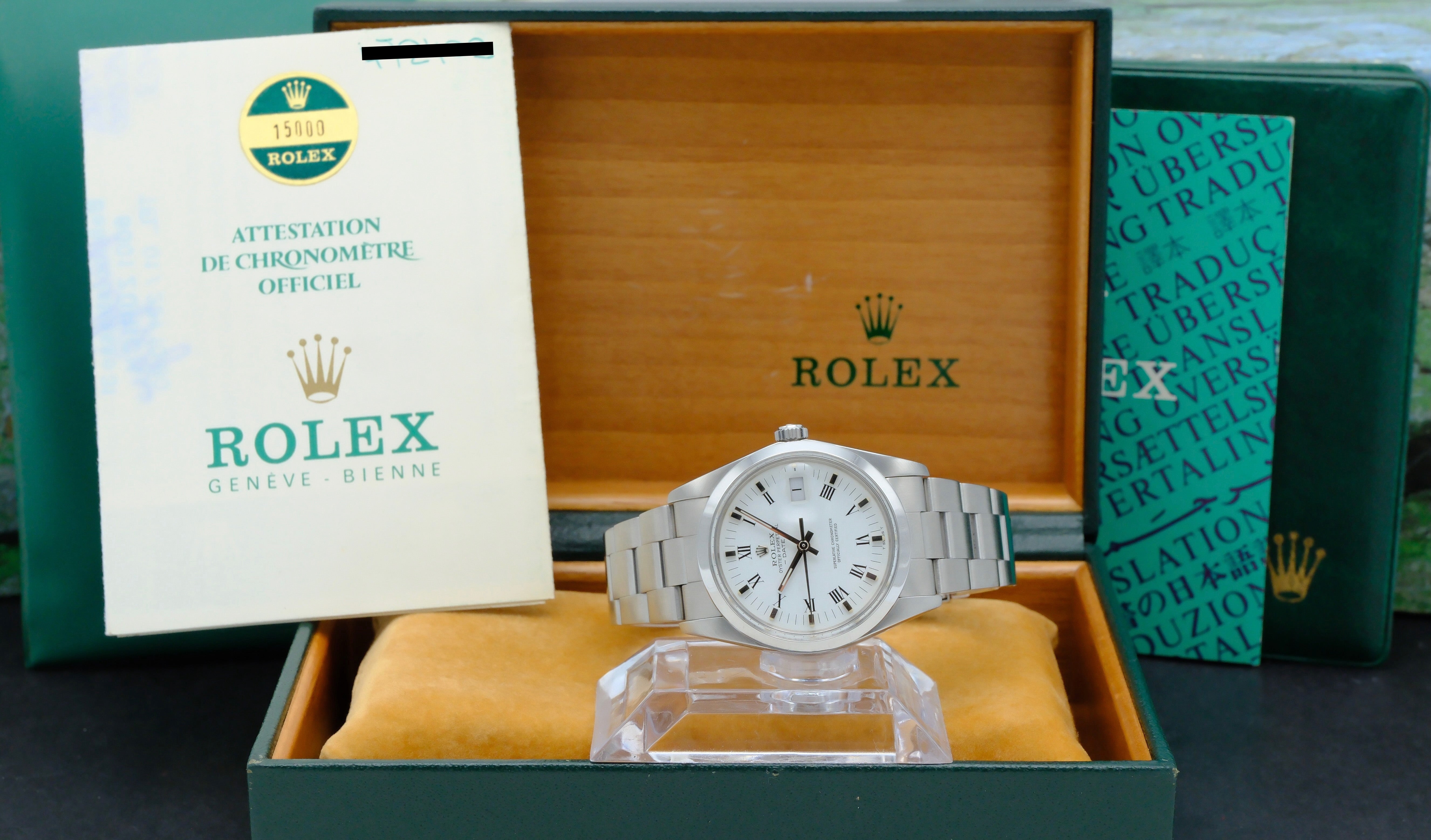 Rolex Oyster Perpetual Date 15000 - 1985 - Rolex horloge - Rolex kopen - Rolex heren horloge - Trophies Watches