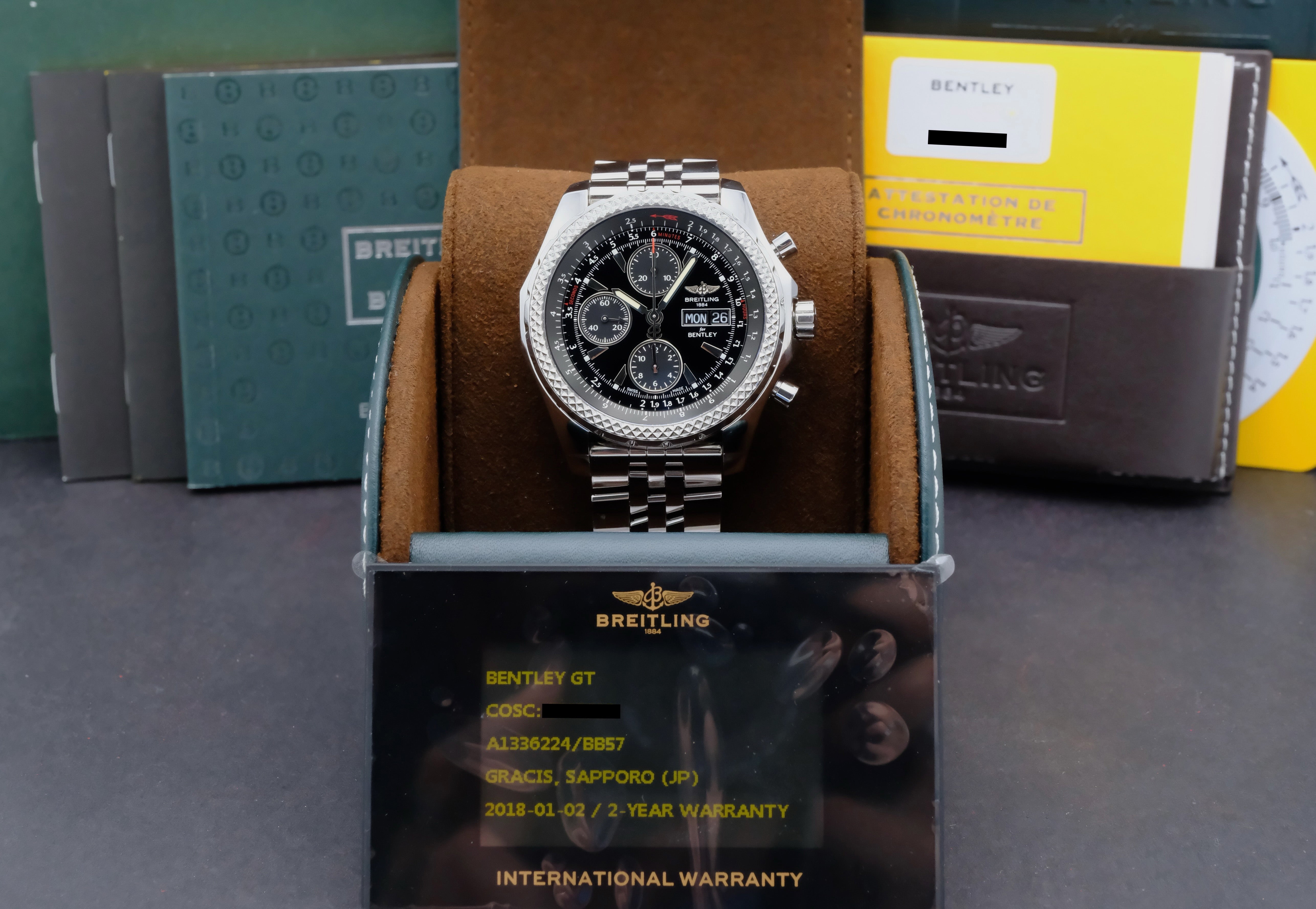 Breitling Bentley GT A13362 - 2018 - Breitling horloge - Breitling kopen - Breitling heren horloge - Trophies Watches