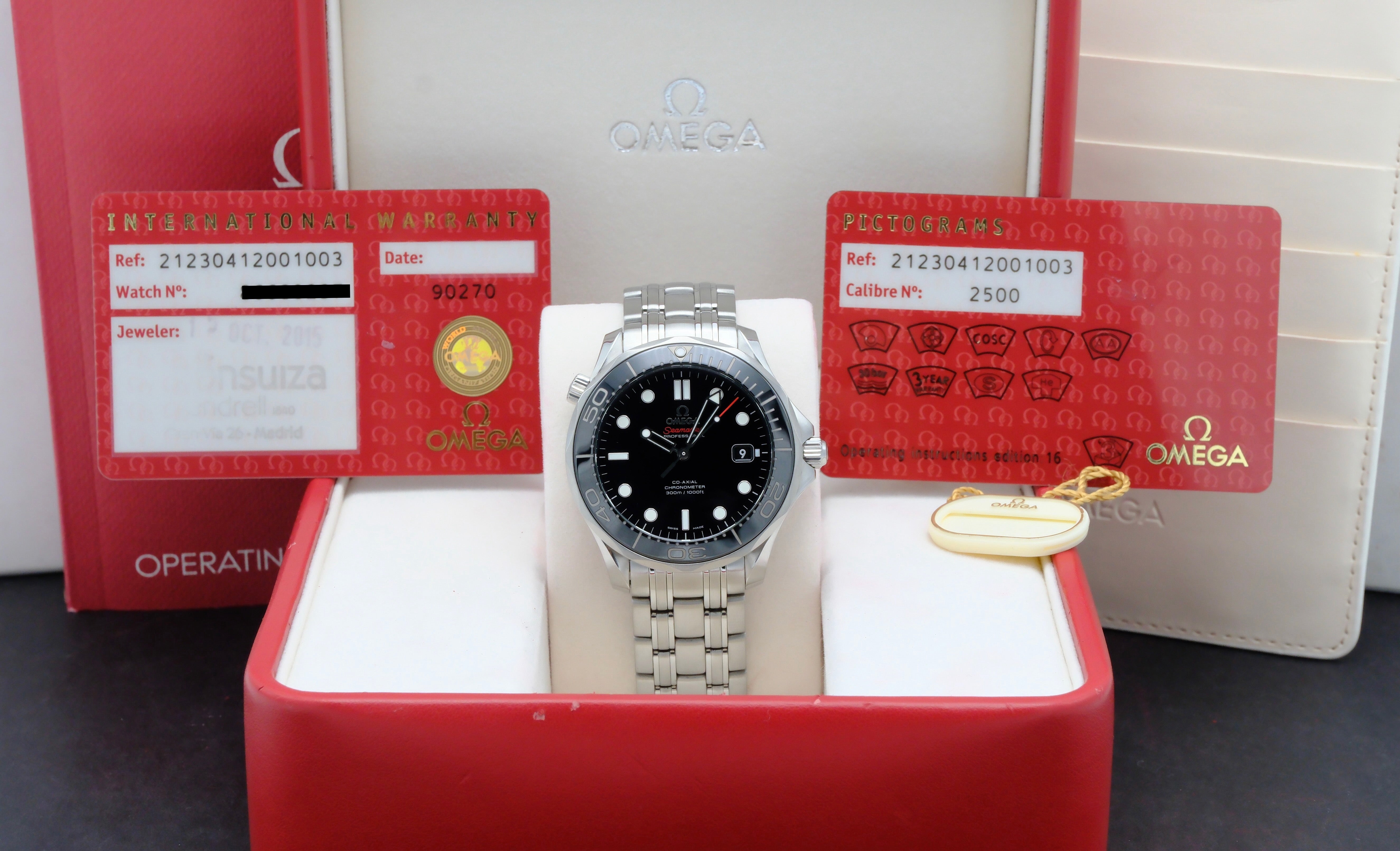 Omega Seamaster Diver 300 M 212.30.41.20.01.003 - 2015 - Omega horloge - Omega kopen - Omega heren horloge - Trophies Watches