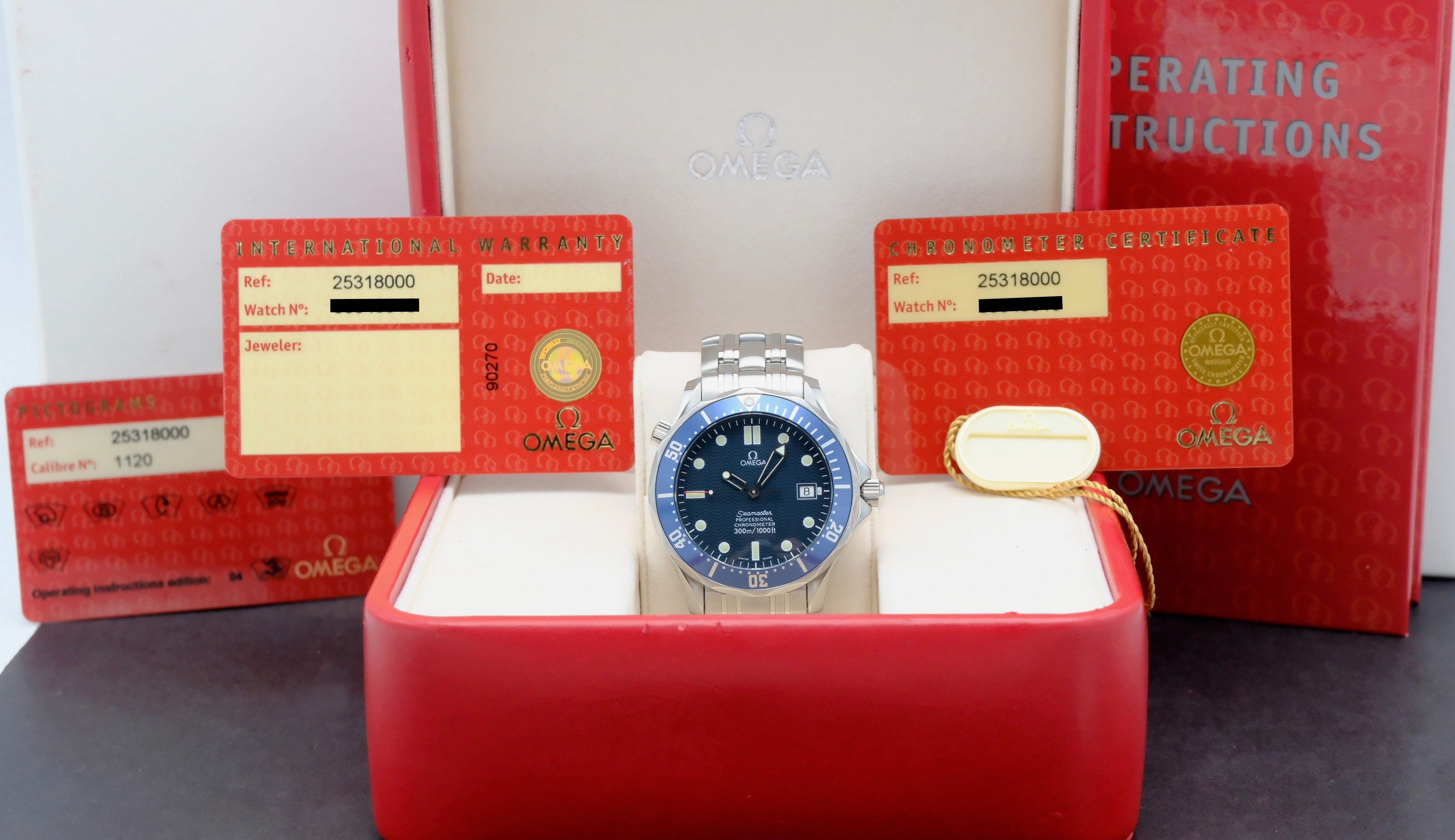 Omega Seamaster Diver 300 M 2531.80.00- 2006 - Omega horloge - Omega kopen - Omega heren horloge - Trophies Watches