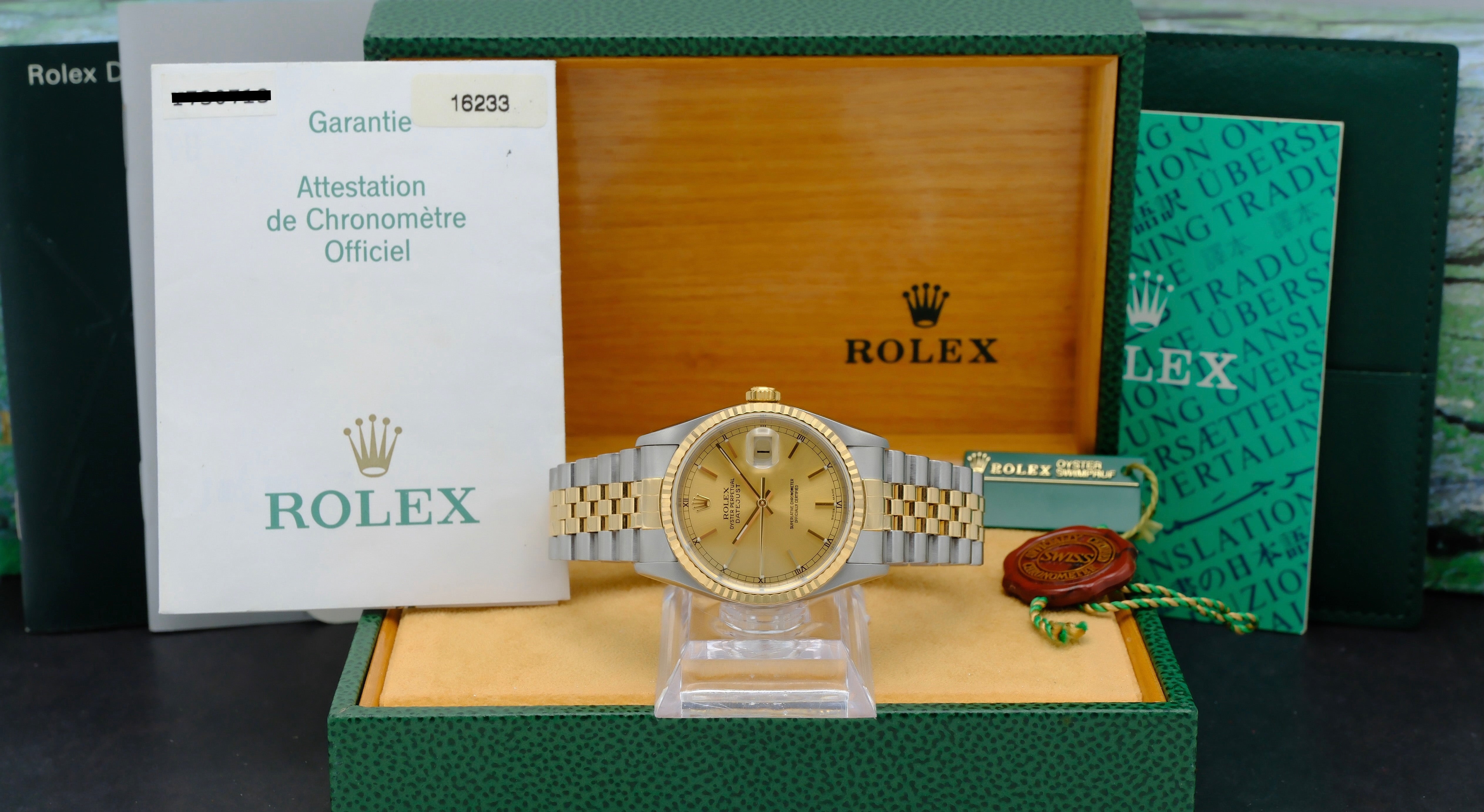 Rolex Datejust 16233 - 2003 - Rolex horloge - Rolex kopen - Rolex heren horloge - Trophies Watches