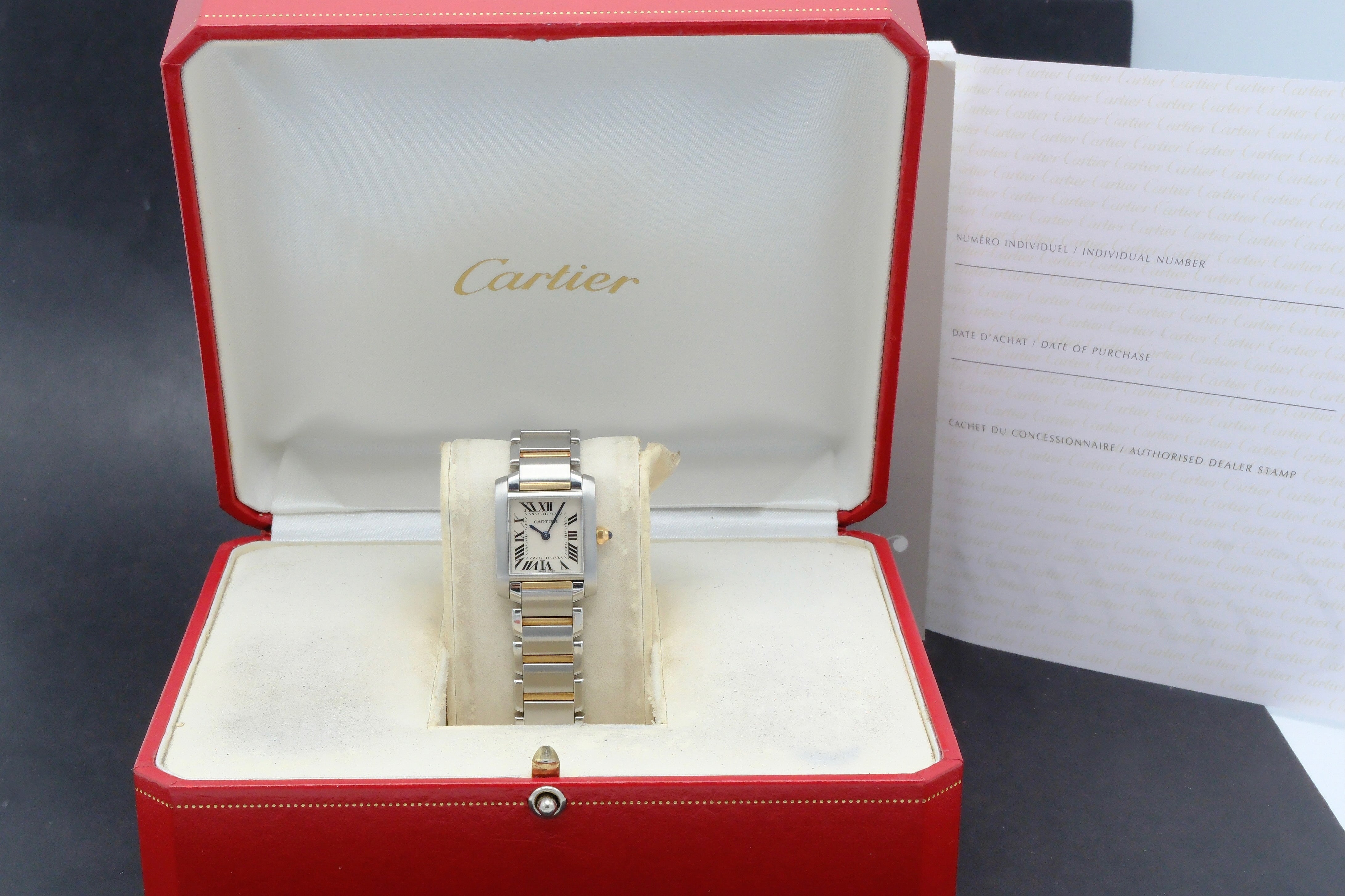 Cartier Tank Française W51007Q4 - Cartier horloge - Cartier kopen - Cartier dames horloge - Trophies Watches