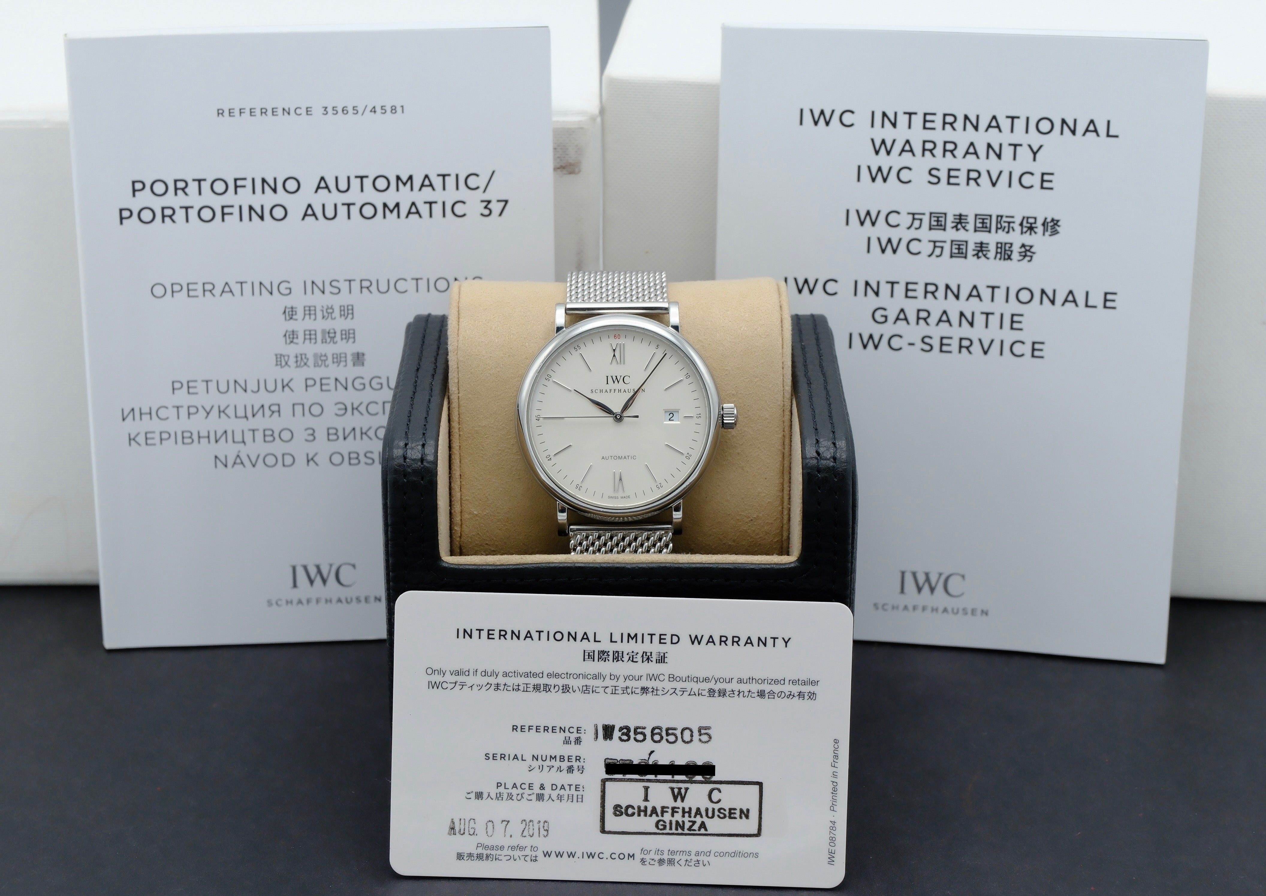 IWC Portofino Automatic IW356505 - 2019 - IWC horloge - IWC kopen - IWC heren horloge - Trophies Watches