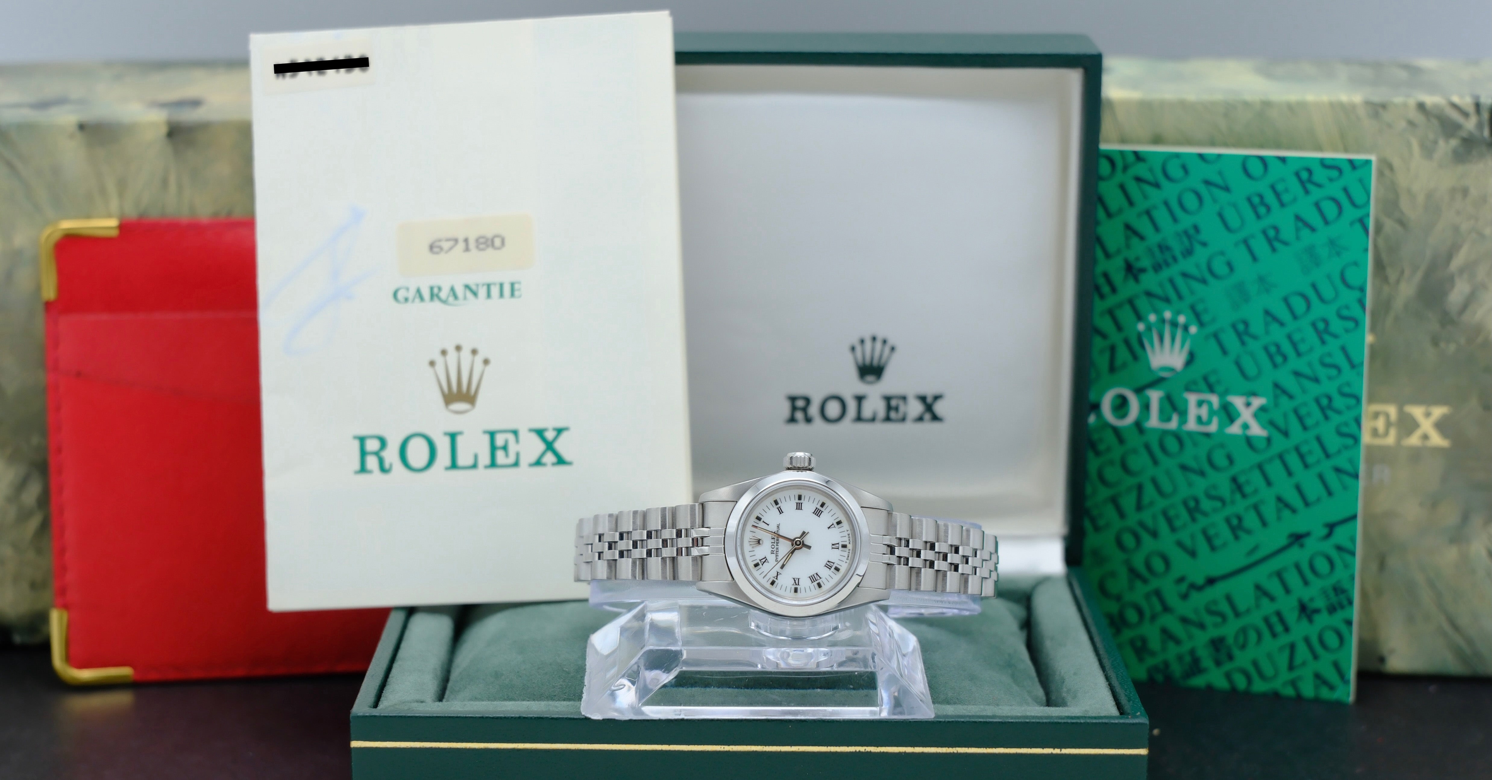 Rolex Oyster Perpetual 67180 - 1993 - Rolex horloge - Rolex kopen - Rolex dames horloge - Trophies Watches